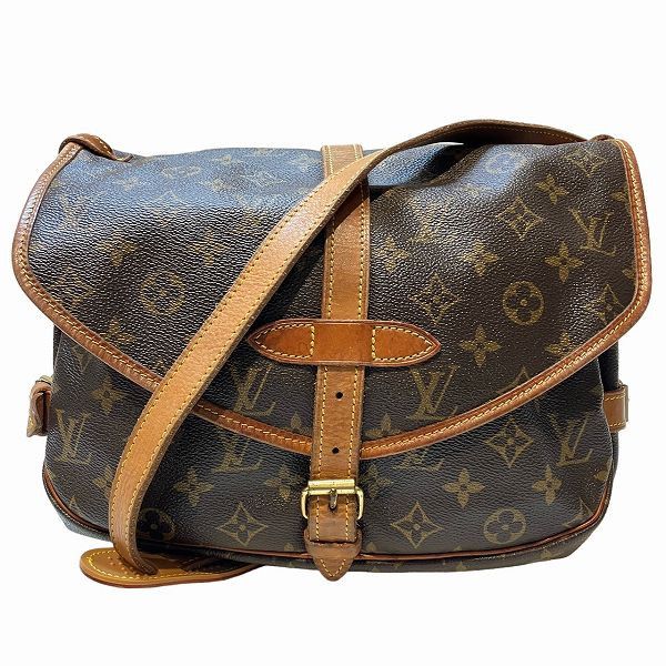 Louis Vuitton Louis Vuitton Louis Vuitton Monogram Saumur Shoulder Bag M42256 Canvas Shoulder Bag M42256 in Good Condition Size ONE SIZE - 1 Thumbnail