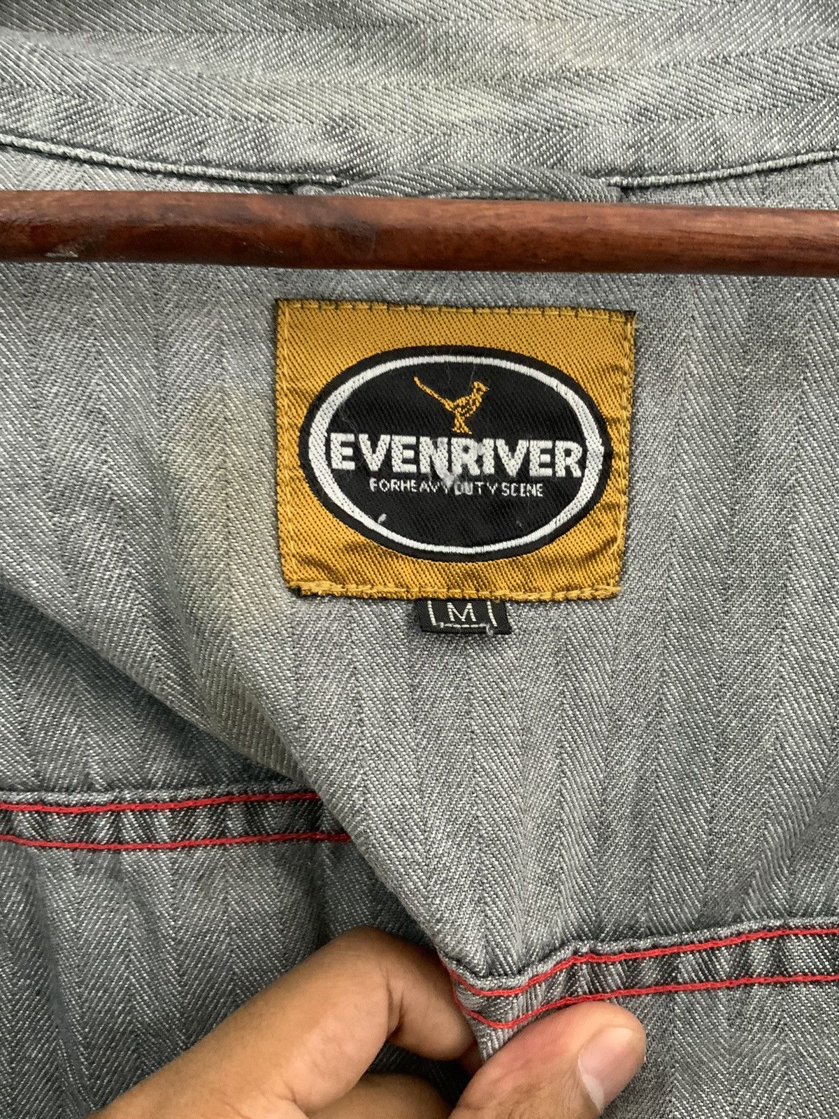 Japanese Brand Evenriver Fade Distressed Denim Coveralls Size US 40 / EU 56 - 13 Thumbnail