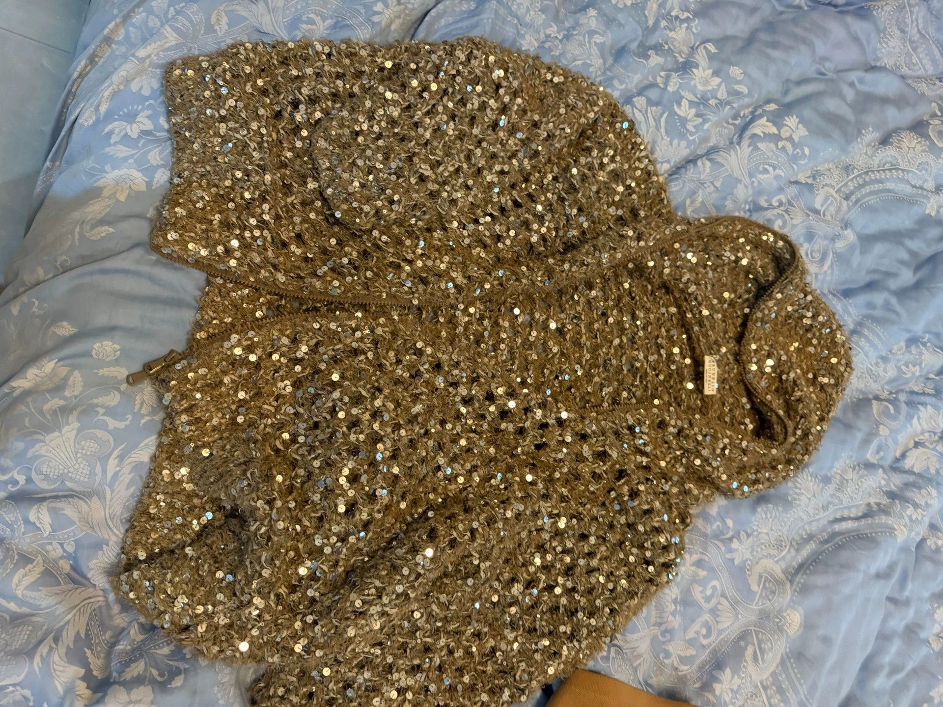 Brunello Cucinelli Brunello Cucinelli Sequin Cardigan Coat - dmc Size US L / EU 52-54 / 3 - 1 Thumbnail