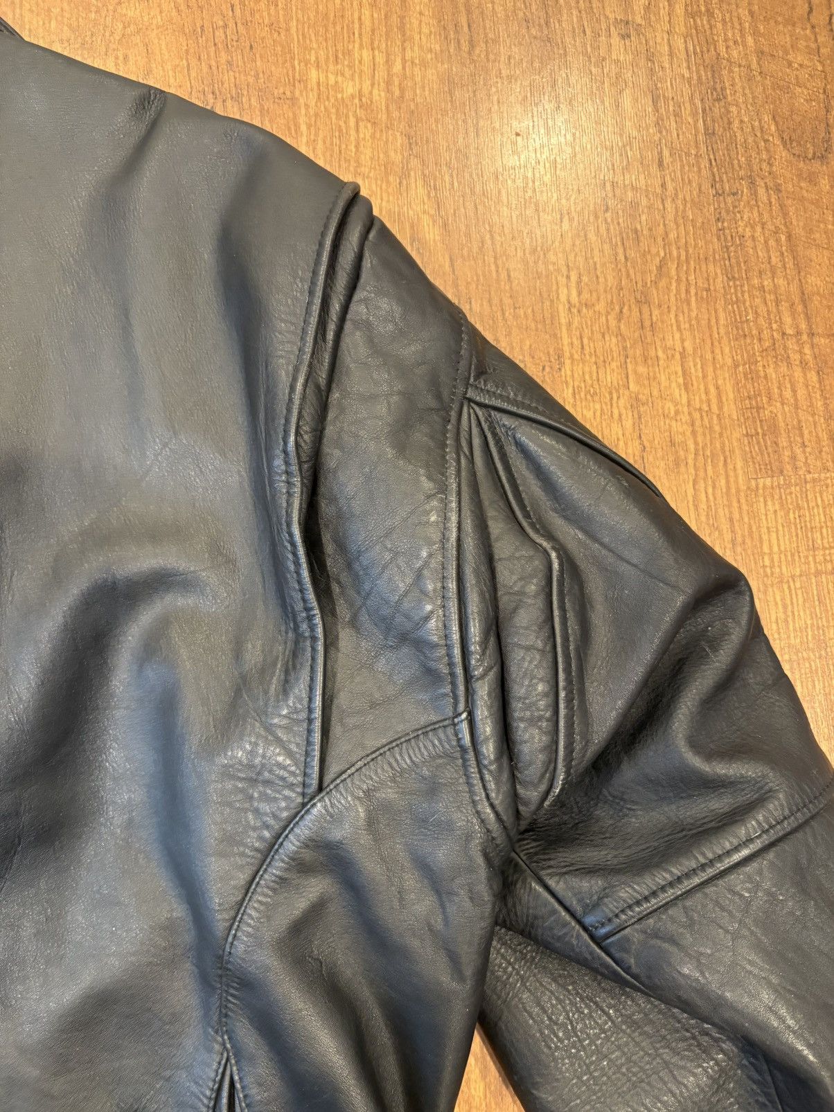 Avirex Vintage Avirex Leather Jacket Mens XL Pocket Motorcycle Size US XL / EU 56 / 4 - 14 Thumbnail