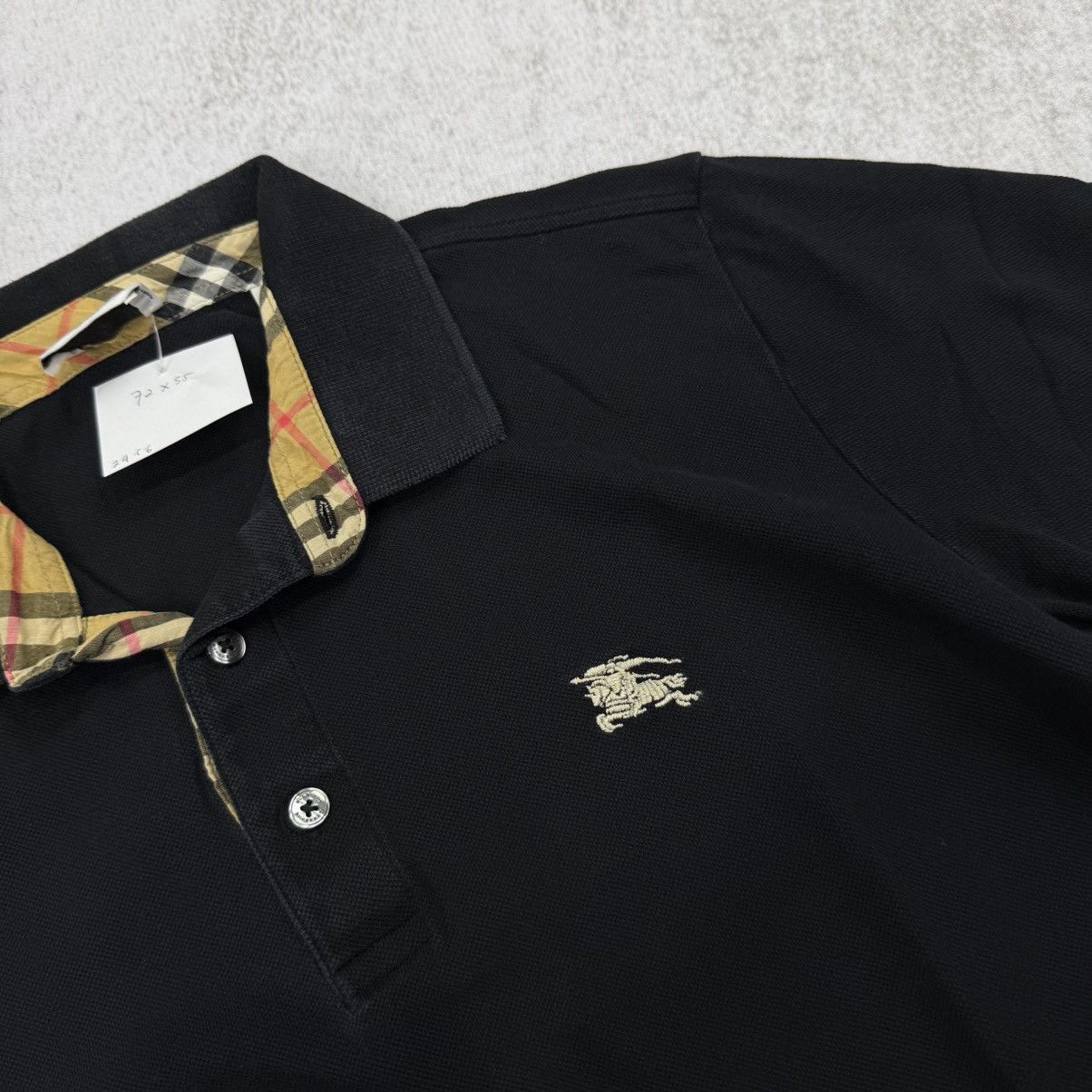 Burberry Burberry london england black poloshirt Size US L / EU 52-54 / 3 - 3 Thumbnail