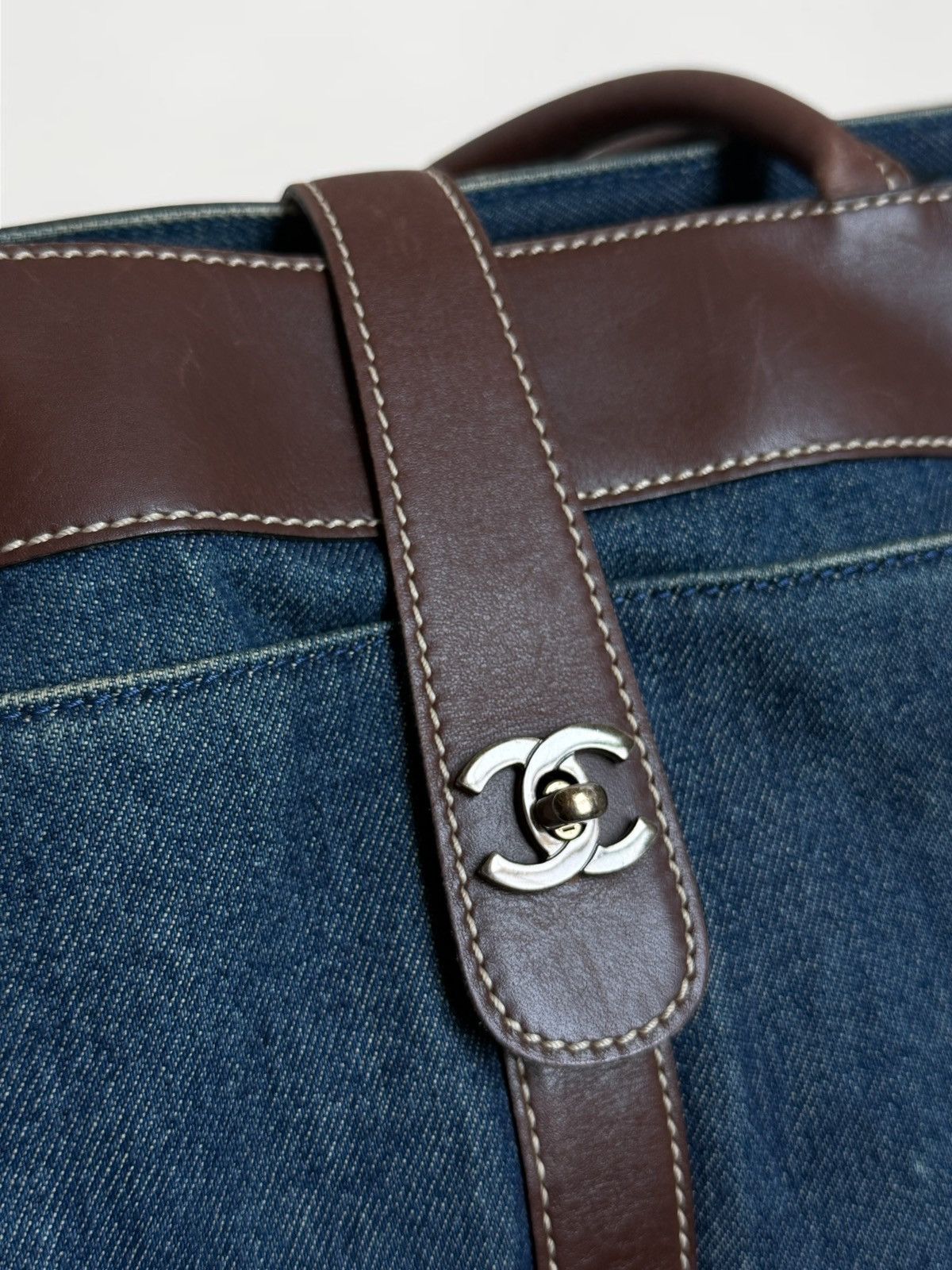 Chanel Chanel Denim CC Flap Tote Size ONE SIZE - 2 Thumbnail