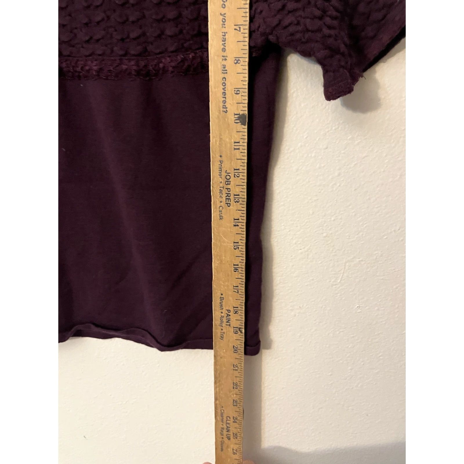 Saks Fifth Avenue VINTAGE Saks Fifth Avenue Blouse Shirt Maroon Square Neck Short Sleeve L Womens Size L / US 10 / IT 46 - 5 Thumbnail