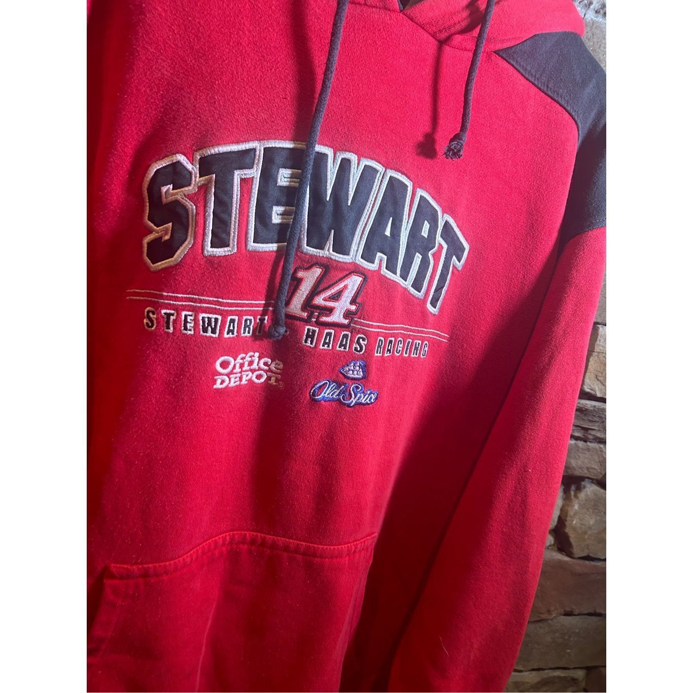 NASCAR Vintage 1990s NASCAR Tony Stewart Old Spice sweatshirt Size US XL / EU 56 / 4 - 2 Thumbnail