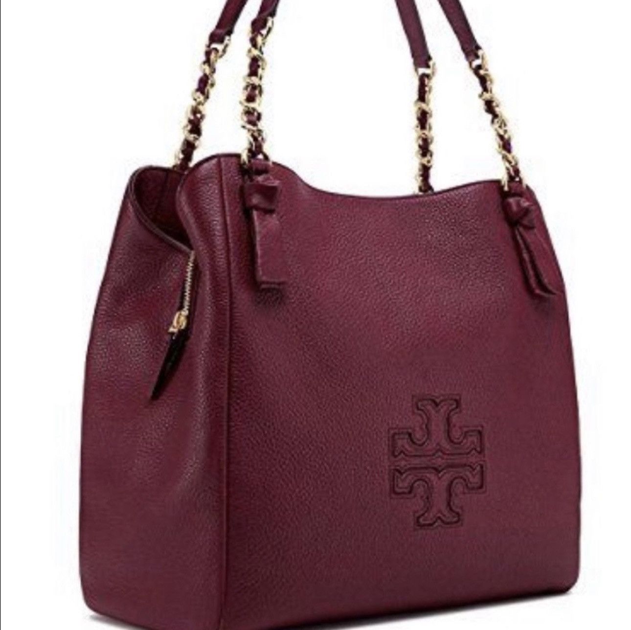Tory Burch Tory Burch Harber Leather shoulder tote bag Size ONE SIZE - 1 Thumbnail