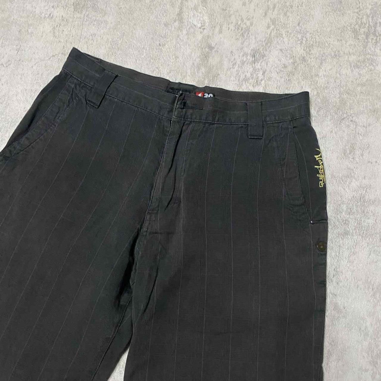 Other Black pinstripe cargo pants #grunge Size 30" / US 8 / IT 44 - 4 Thumbnail