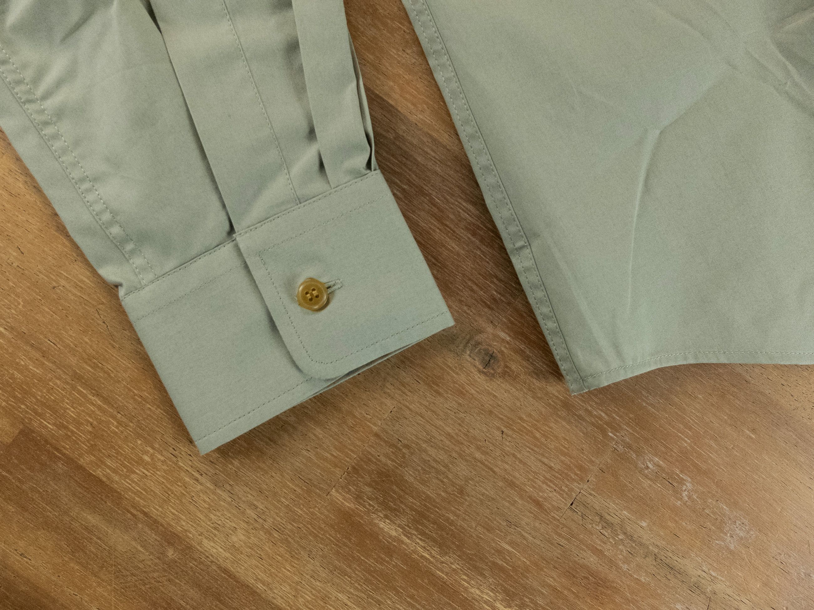 VIVIENNE WESTWOOD green small orb embroidered shirt Medium