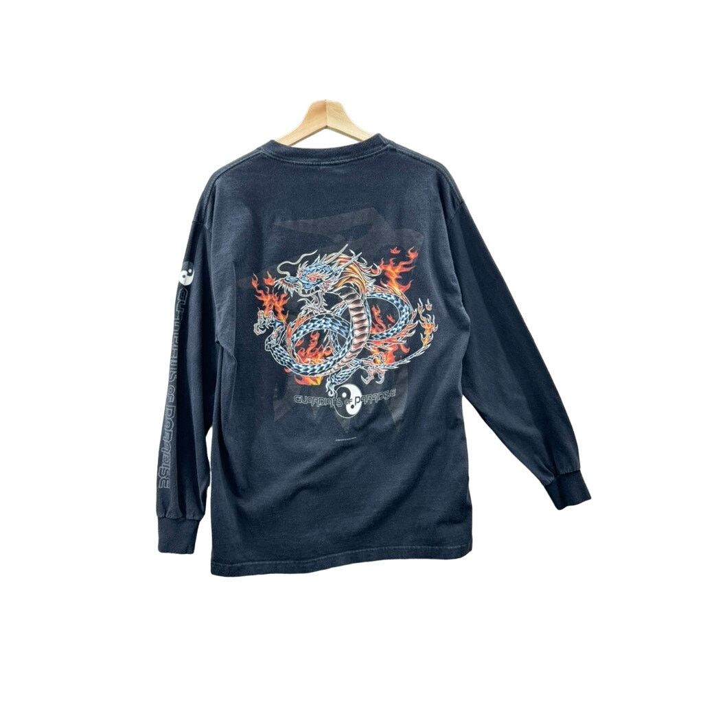 AAA × Vintage 2000's Guardians of Paradise Dragon Y2K L/S Graphic Tee Size US XL / EU 56 / 4 - 2 Thumbnail
