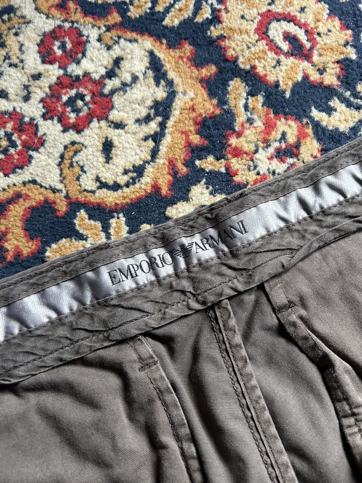 Emporio Armani Vintage emporio armani rare pants metal logo Size US 34 / EU 50 - 13 Thumbnail
