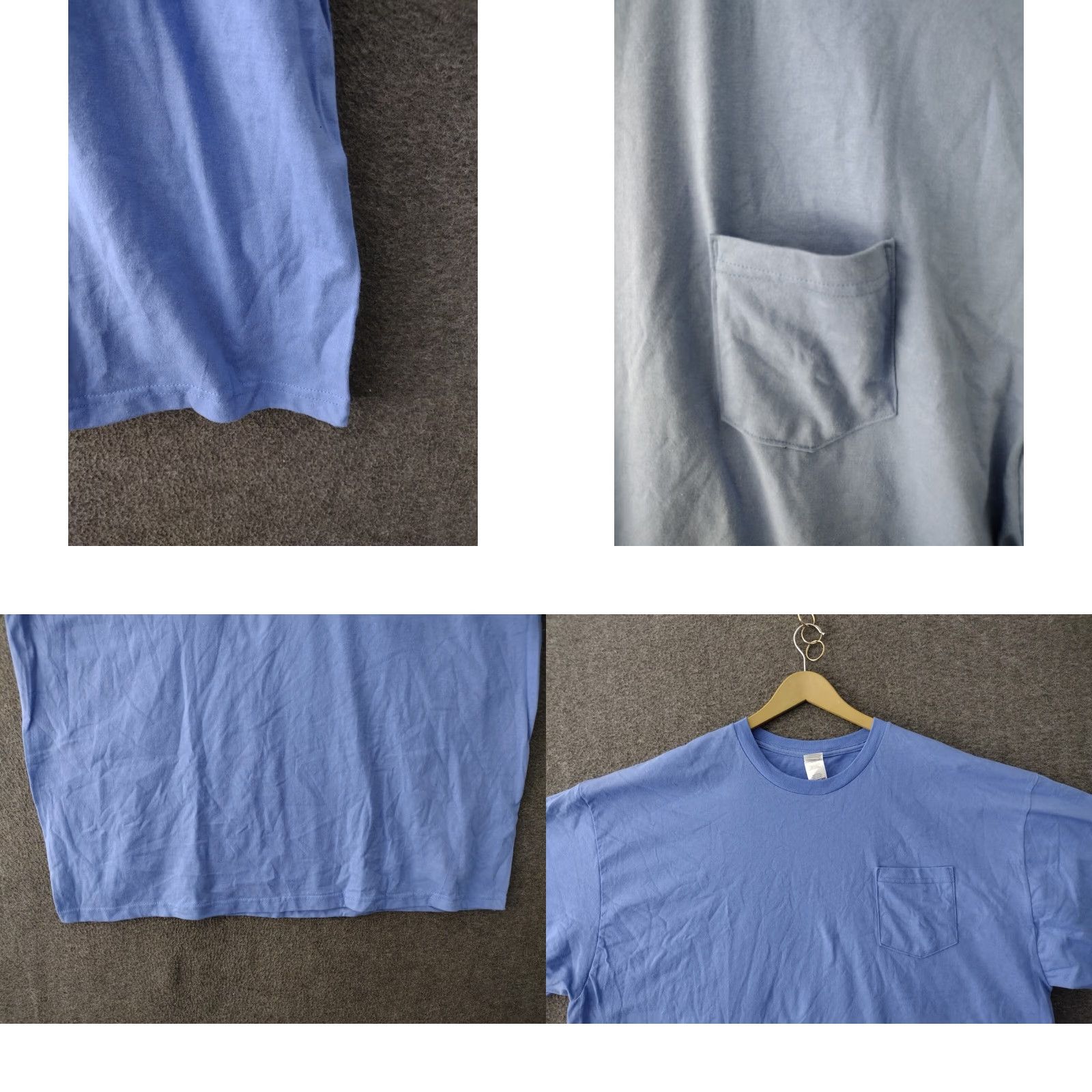 Gildan Gildan Hammer Adult Cotton Crew Neck Short Sleeve Blue Tee T-Shirt 3XL Size US XXL / EU 58 / 5 - 8 Thumbnail