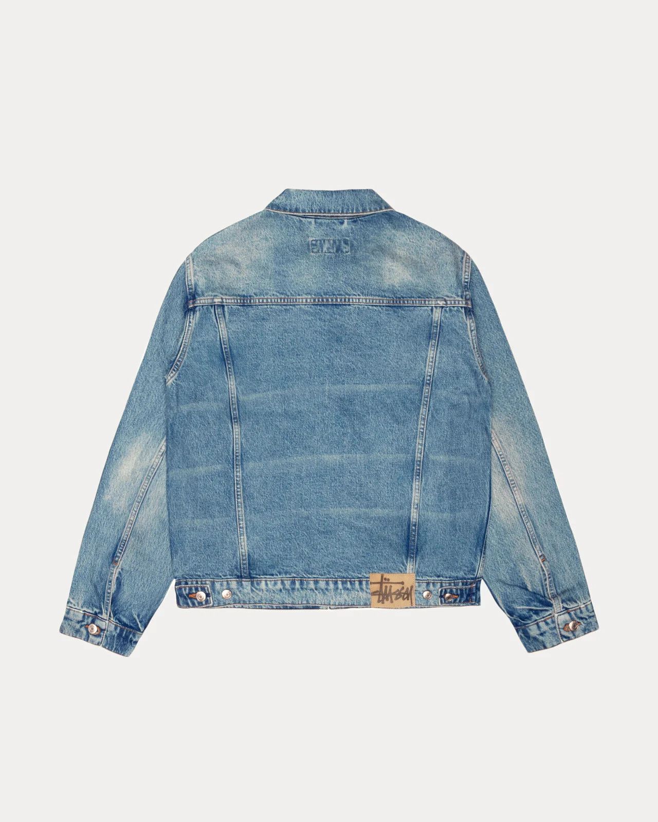 Stussy TRUCKER JACKET DENIM Size US L / EU 52-54 / 3 - 6 Thumbnail