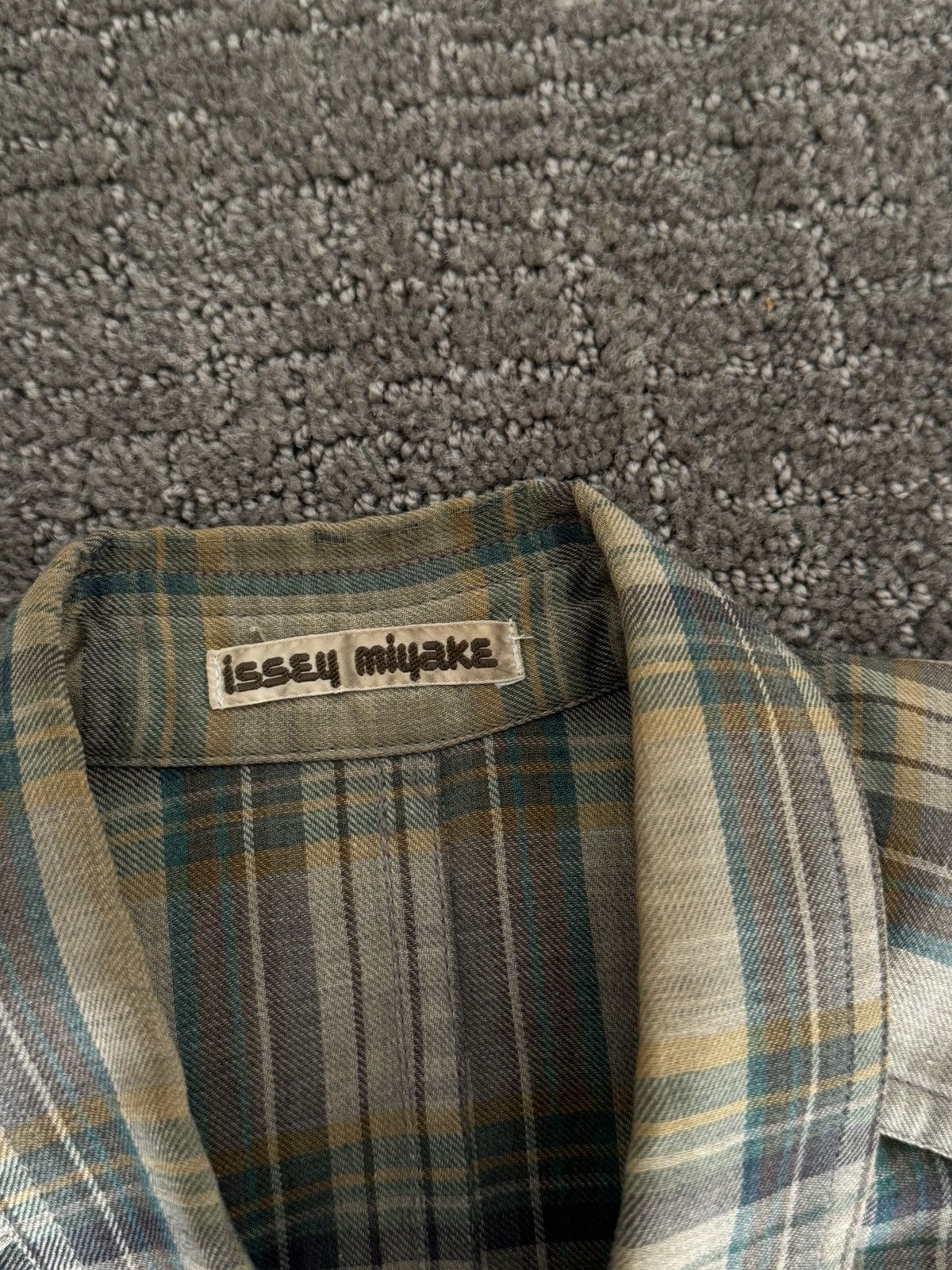 Issey Miyake 1994 Issey Miyake Rare Vintage Yellow Button Up Runway Shirt Size US L / EU 52-54 / 3 - 4 Thumbnail