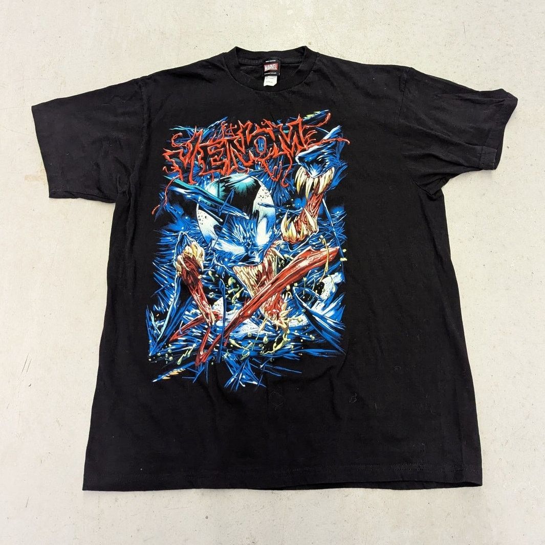 Mad Engine × Marvel Comics × Vintage 2000s Venom Marvel Mad Engine Symbiote t-shirt Size US XL / EU 56 / 4 - 1 Thumbnail