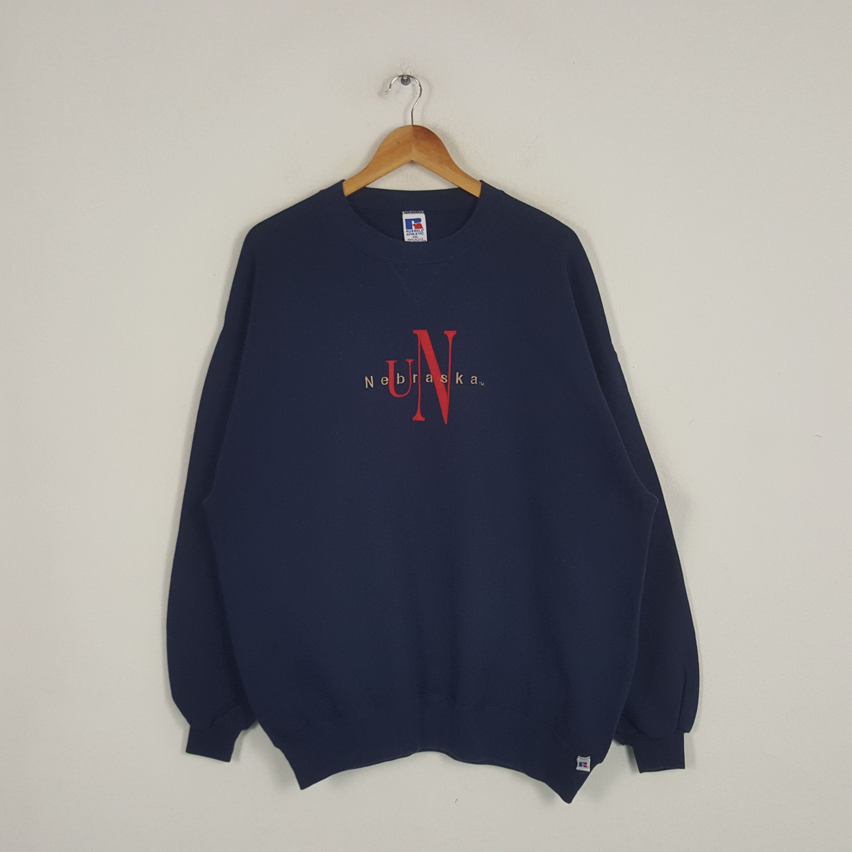 NFL × Russell Athletic × Vintage Vintage Nebraska American Football NFL Team Sweatshirt Size US XL / EU 56 / 4 - 1 Thumbnail