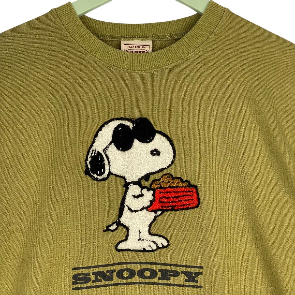 Snoop Dogg Vintage Outdoor Long Sleeve T-Shirt Embroidered Green Size M / US 6-8 / IT 42-44 - 4 Thumbnail