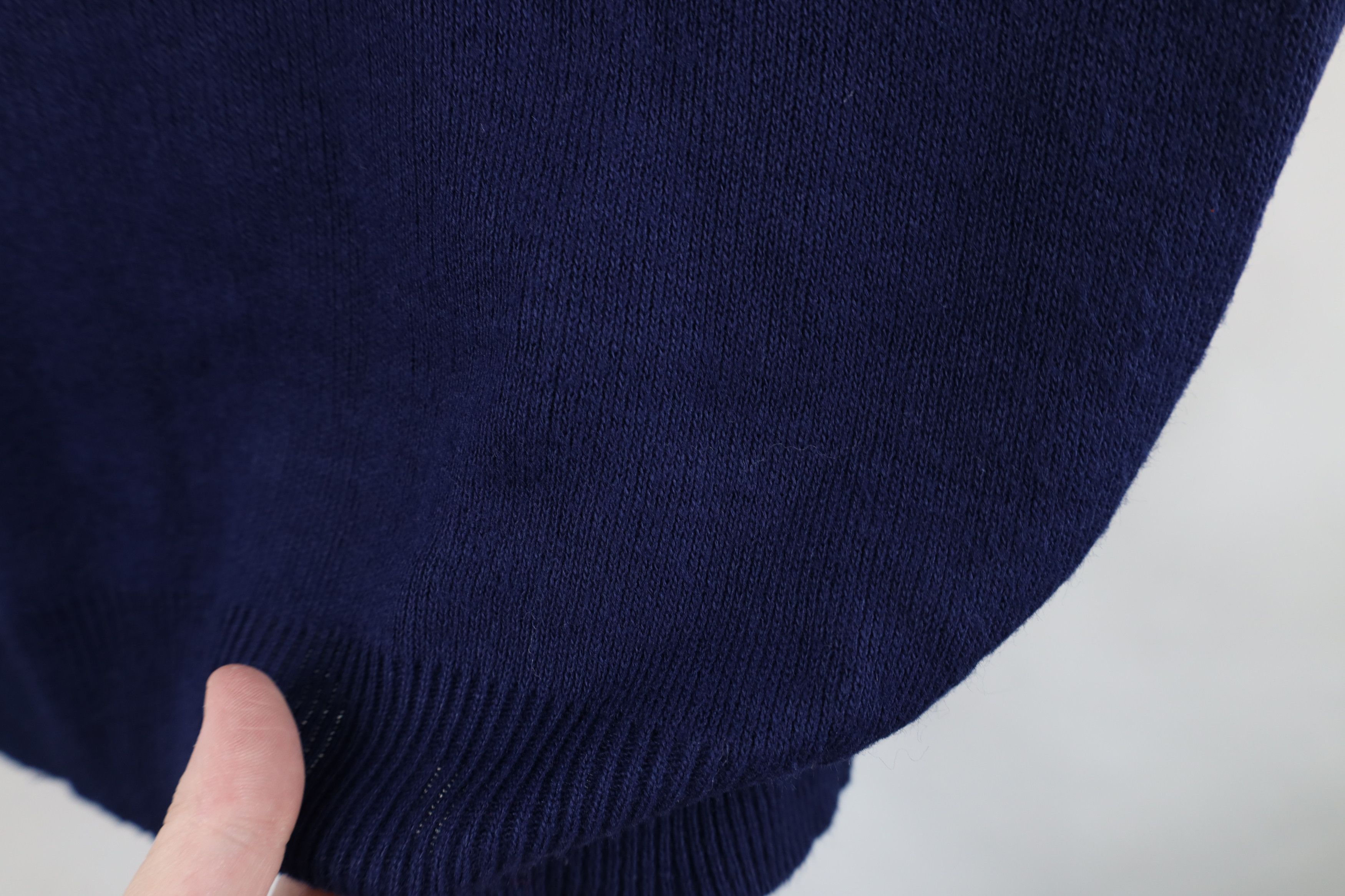 Vintage Vintage 70s Streetwear Blank Knit Sweater Vest Blue USA Size US L / EU 52-54 / 3 - 4 Thumbnail