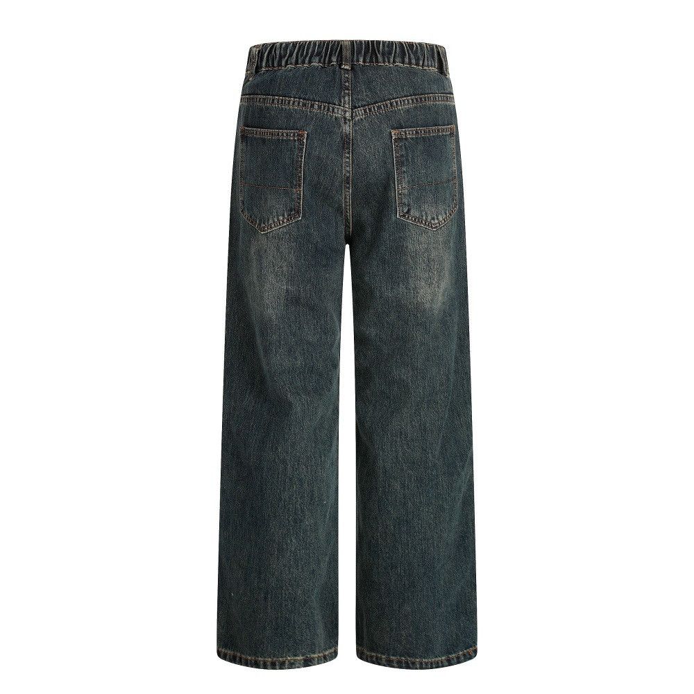 Vintage Male punk American retro washed straight leg jeans Size US 32 / EU 48 - 2 Thumbnail