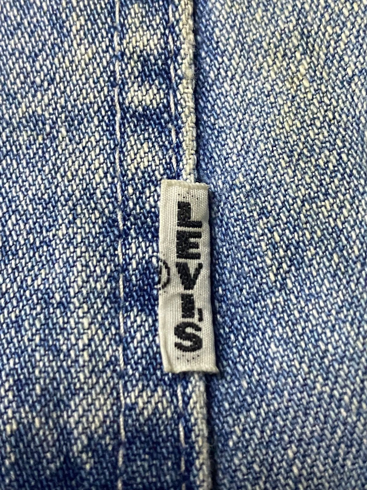 Levi's Vintage Clothing Vintage Levis Japan Big E White Tab Carpenter Baggy Jeans Size US 27 - 14 Thumbnail