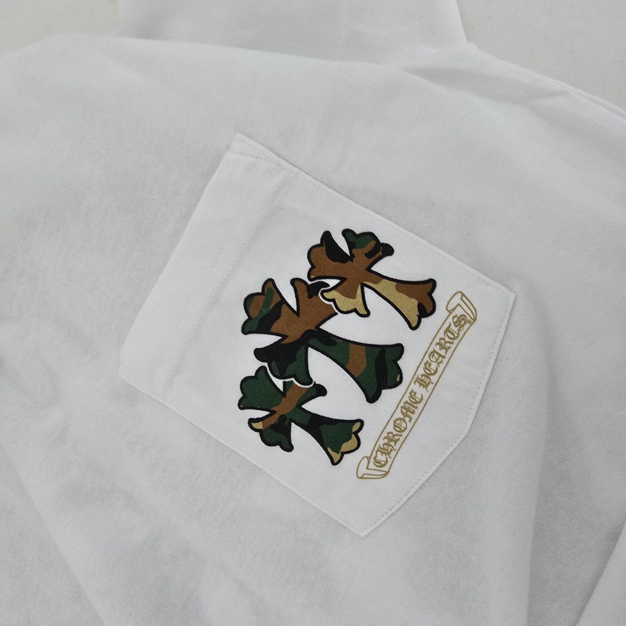 Chrome Hearts CHROME HEARTS Camo Tshirt White Size US M / EU 48-50 / 2 - 10 Thumbnail