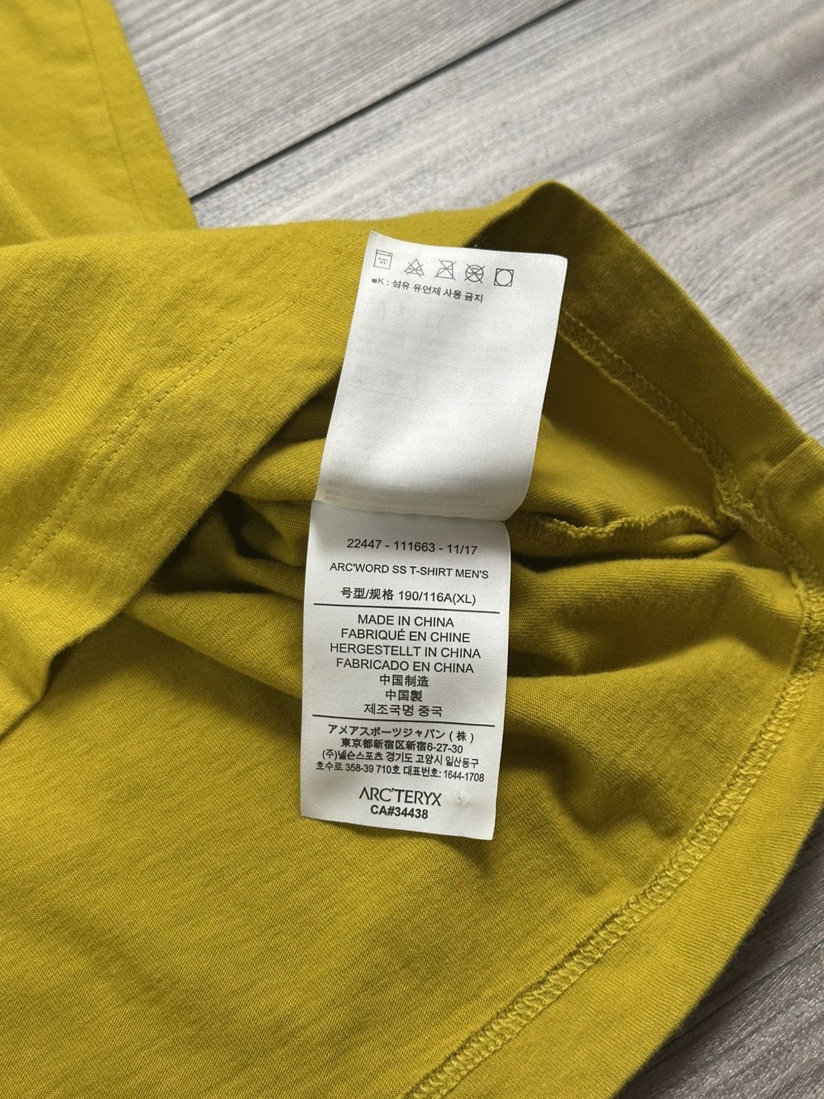 Arc'teryx Arc’teryx Arc’word T Shirt Size US XL / EU 56 / 4 - 7 Thumbnail