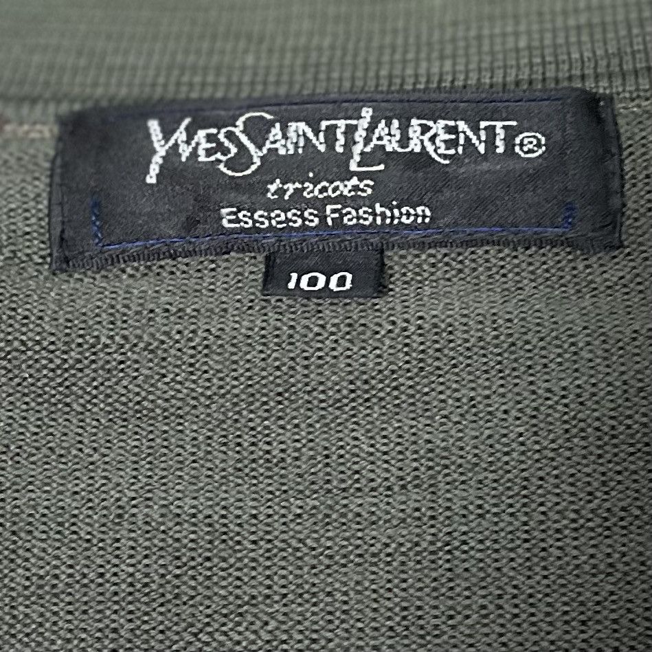 Designer × Yves Saint Laurent Vintage Yves Saint Laurent Knit Sweatshirt Size US M / EU 48-50 / 2 - 6 Thumbnail