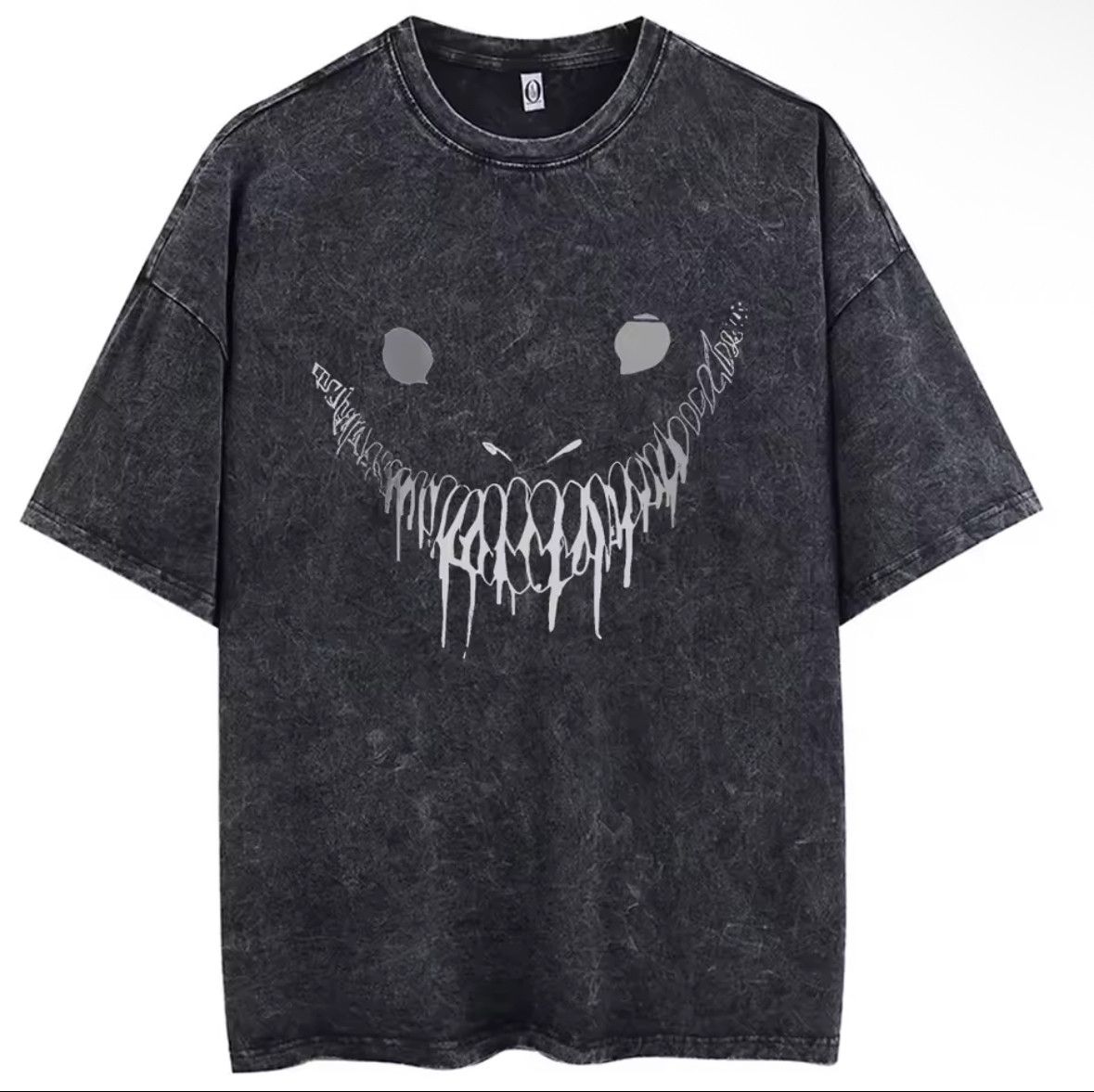 Japanese Brand Hip Hop Vintage Gothic Monster Smile Graffiti Washed T-Shirt Size US XXL / EU 58 / 5 - 1 Thumbnail