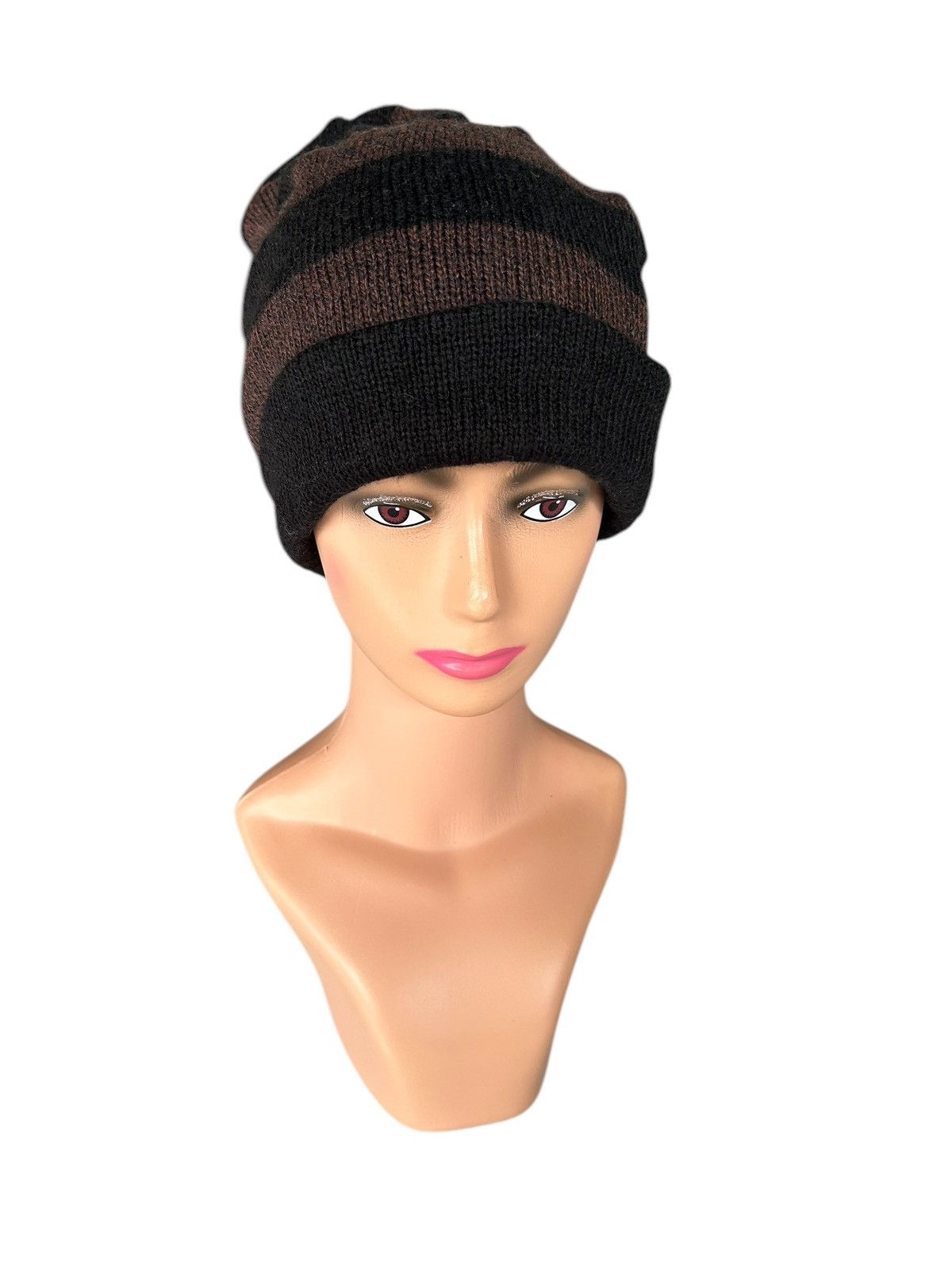 Japanese Brand × Kapital × Vintage Stripe Japanese Style Beanie Hats Size ONE SIZE - 3 Thumbnail