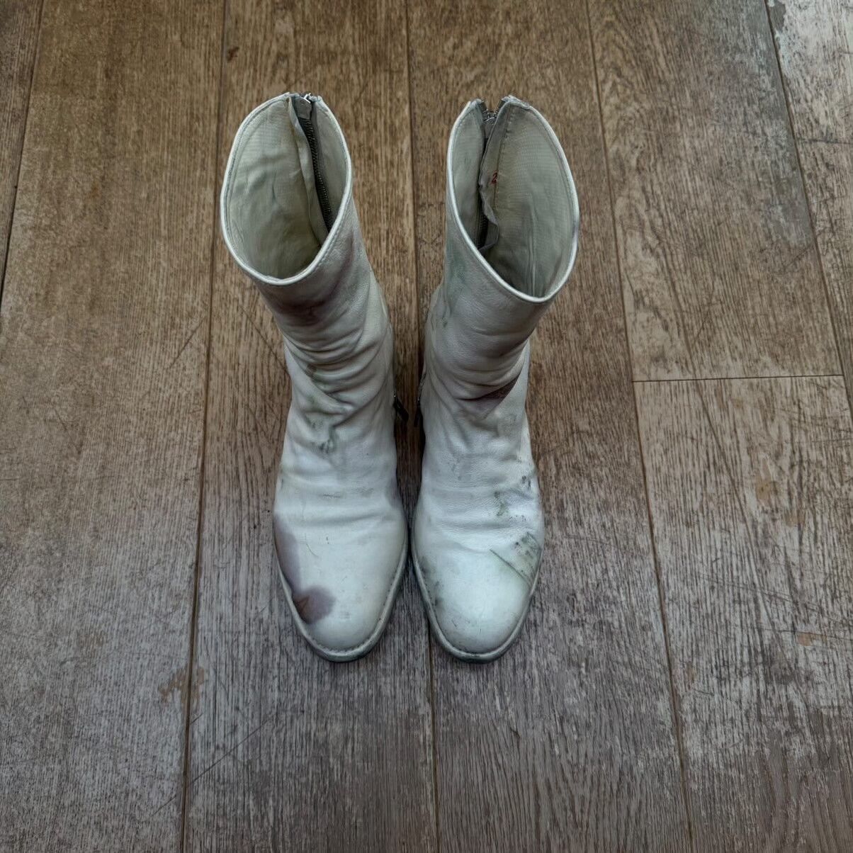 Carol Christian Poell CCP Titanium Back Boots Size US 8 / EU 41 - 1 Thumbnail