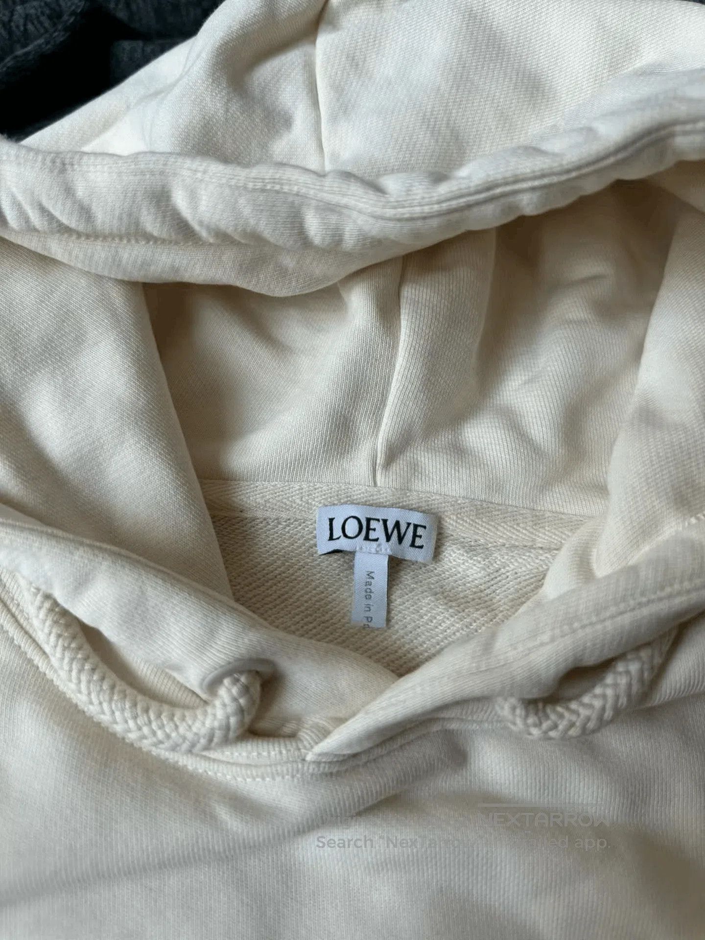 Loewe Loewe White Leather Label Hoodie. Size US S / EU 44-46 / 1 - 3 Thumbnail