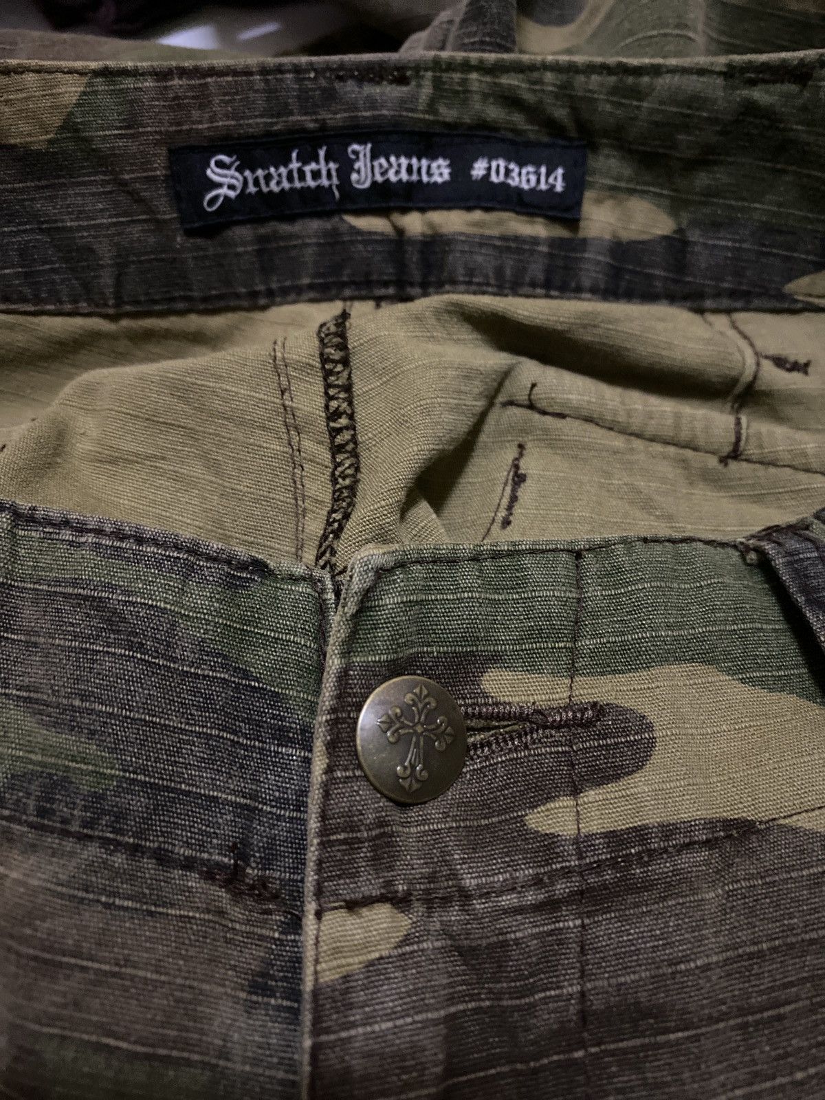 Japanese Brand Snatch Jeans #03614 Japanese Brand Camo Pants Size US 30 / EU 46 - 4 Thumbnail