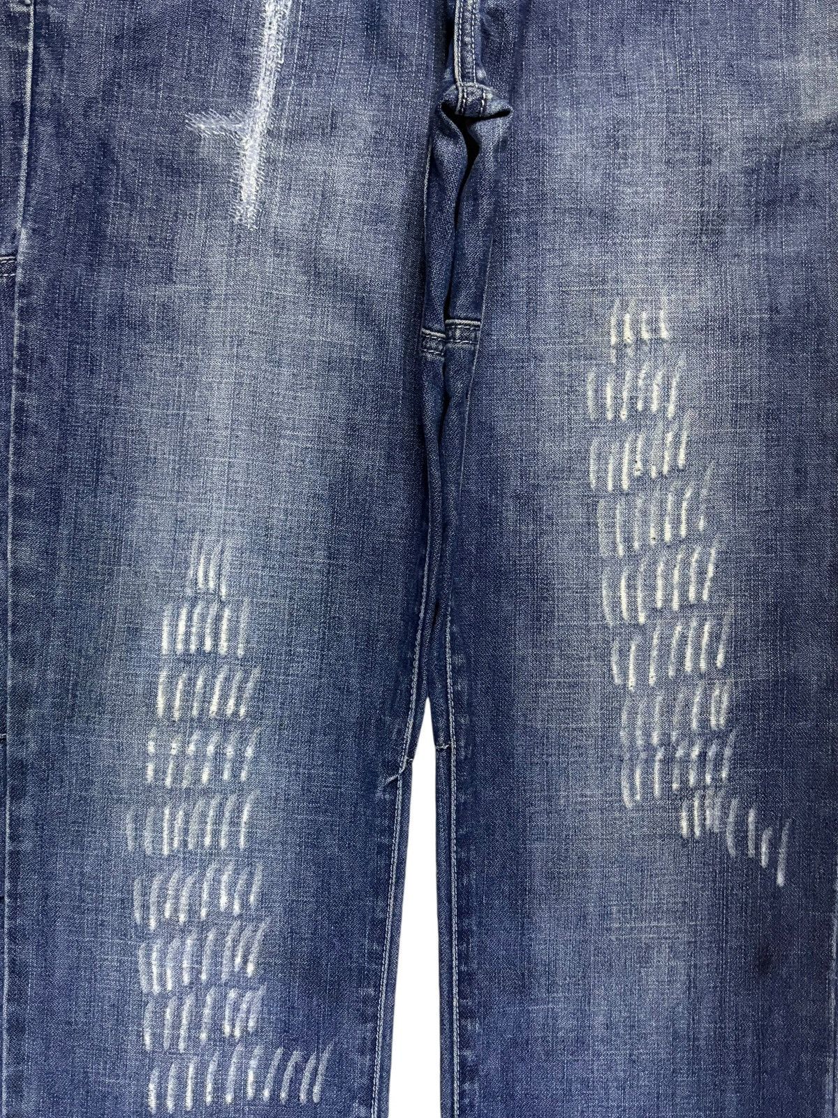 Dolce & Gabbana Vintage Dolce Gabbana Blue Wash Distressed Jeans Size US 33 - 5 Thumbnail