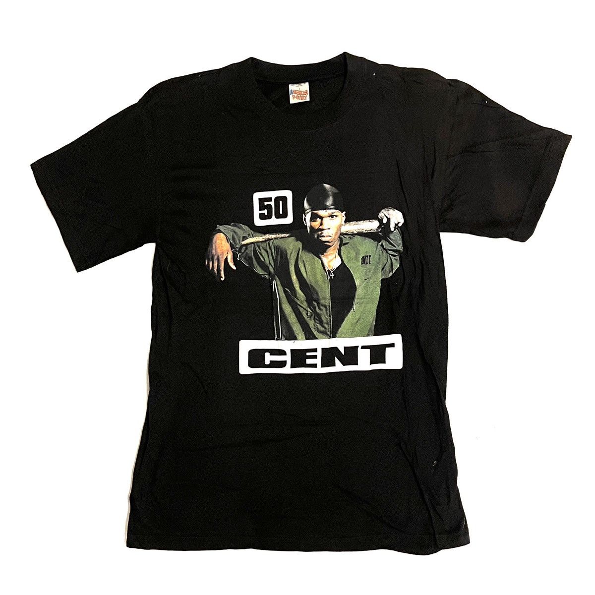 Vintage Rap Tee T-shirt 50 Cent 90s American T-shirt Retro