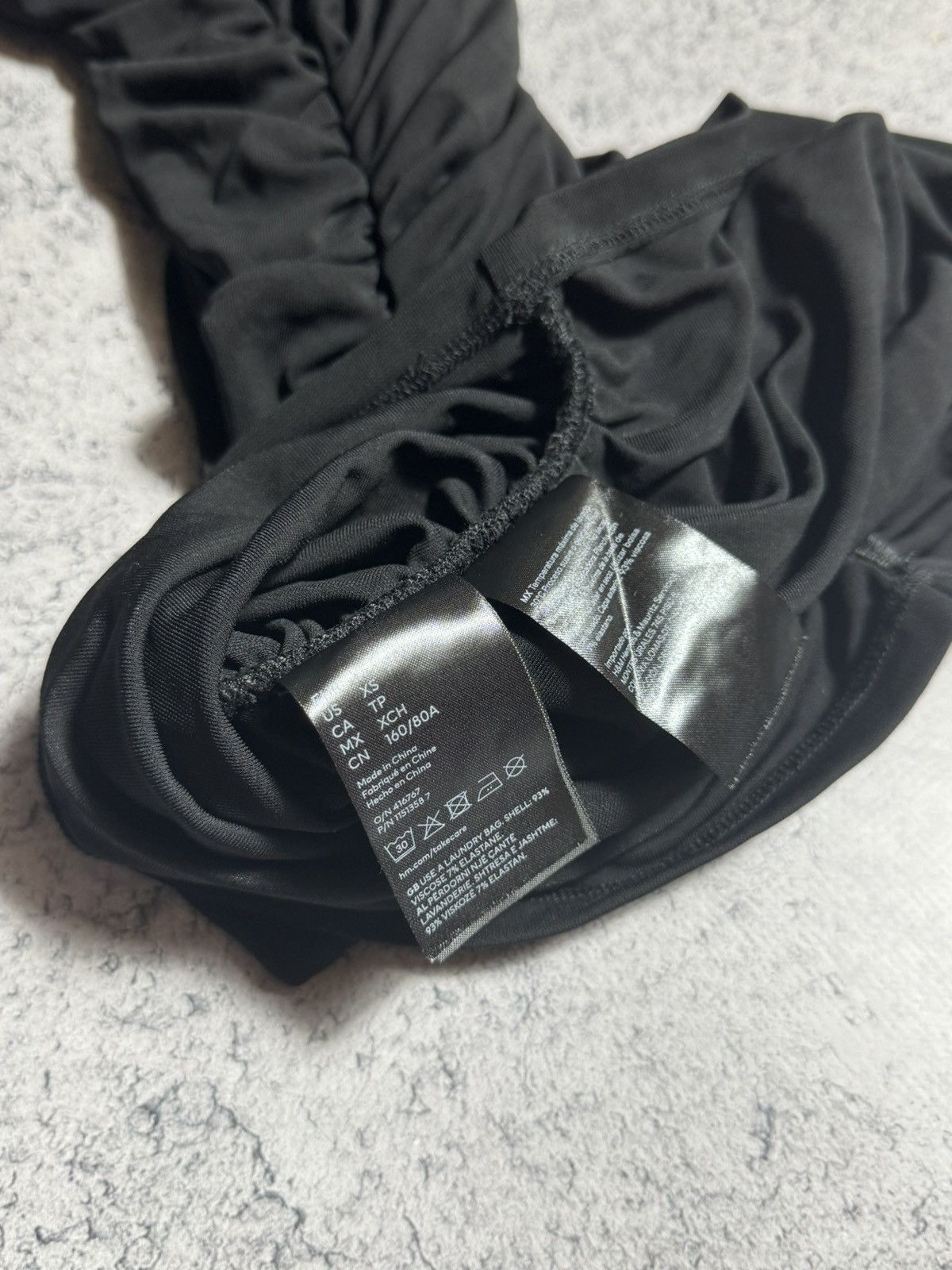 H&M × Mugler Rare Mugler X H&M Viscose Stretch Knit Asymmetrical Dress Size XS / US 0-2 / IT 36-38 - 9 Thumbnail