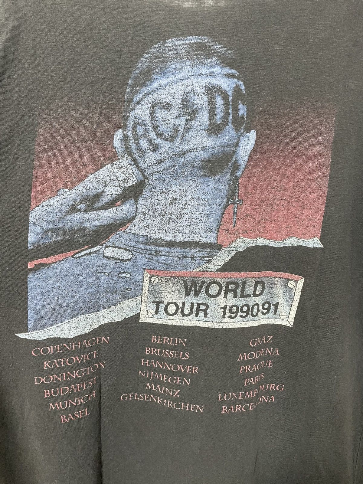 AC/DC AC/DC 1990 The Razors Edge Tour 1990/91 T Shirt Vintage Tee Size US XL / EU 56 / 4 - 16 Thumbnail