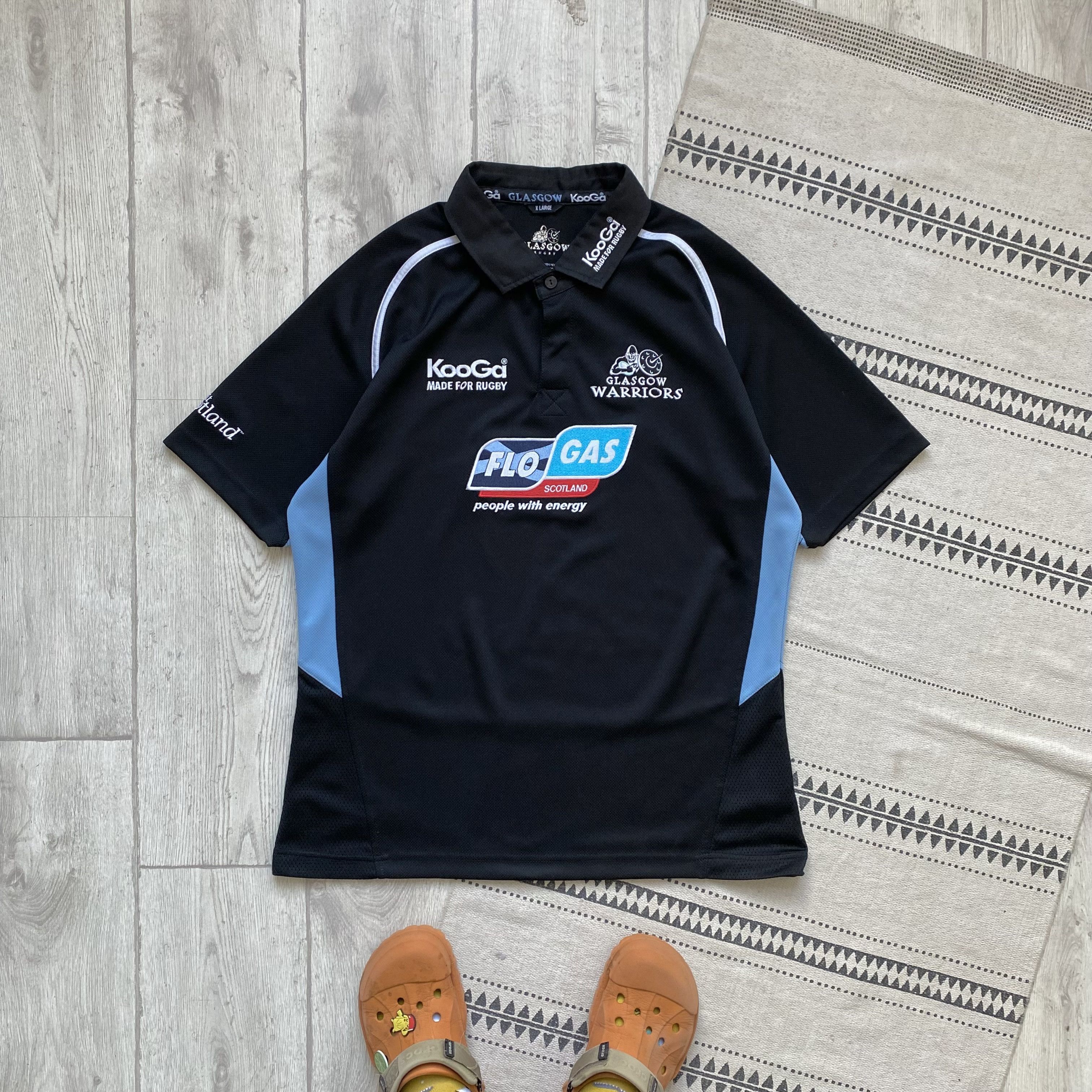 Umbro 🏈 Vintage Scotland Grasgow rugby jersey polo Blockore Size US XL / EU 56 / 4 - 1 Thumbnail