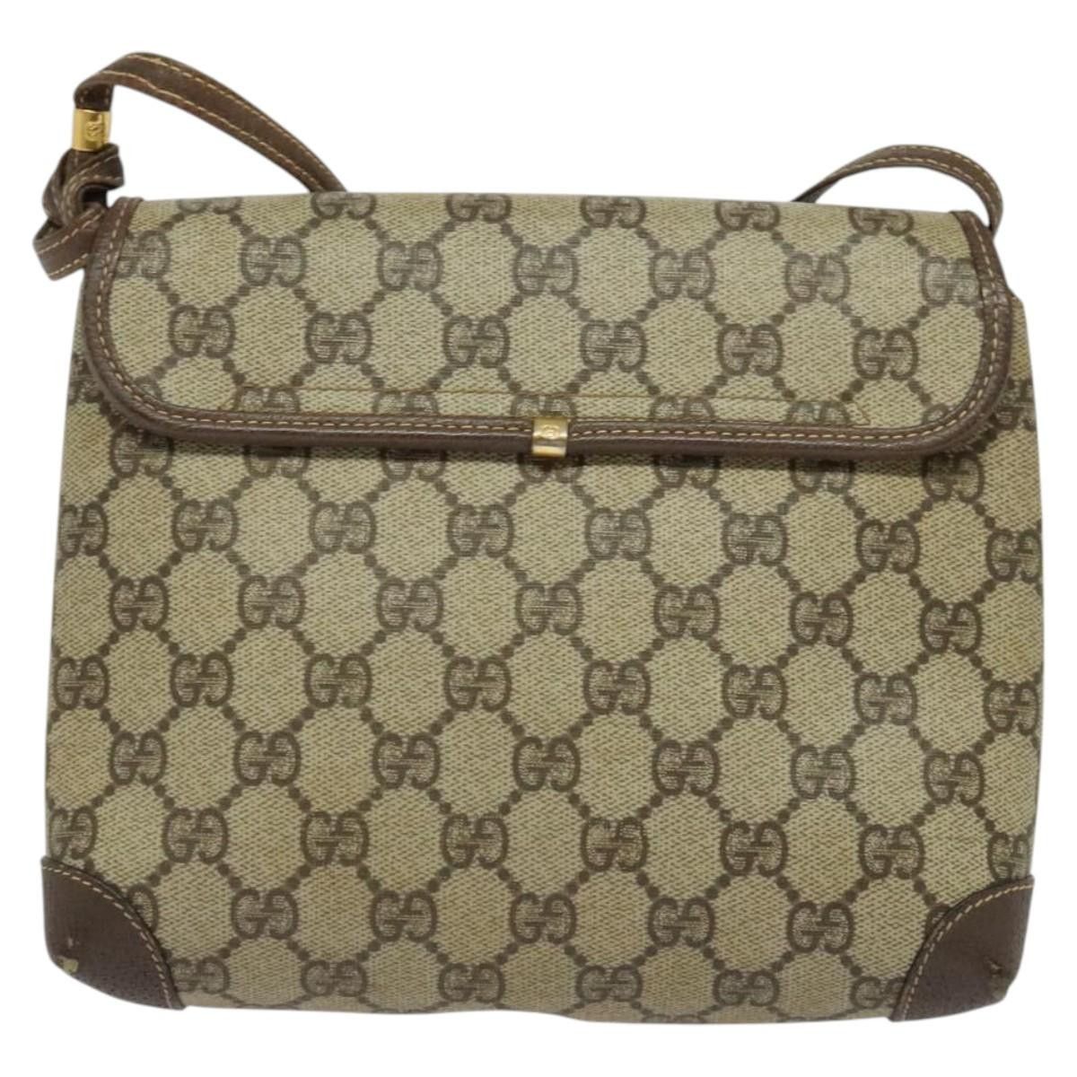 Gucci GUCCI GG Supreme Shoulder Bag Pvc Beige Gold Size ONE SIZE - 2 Thumbnail