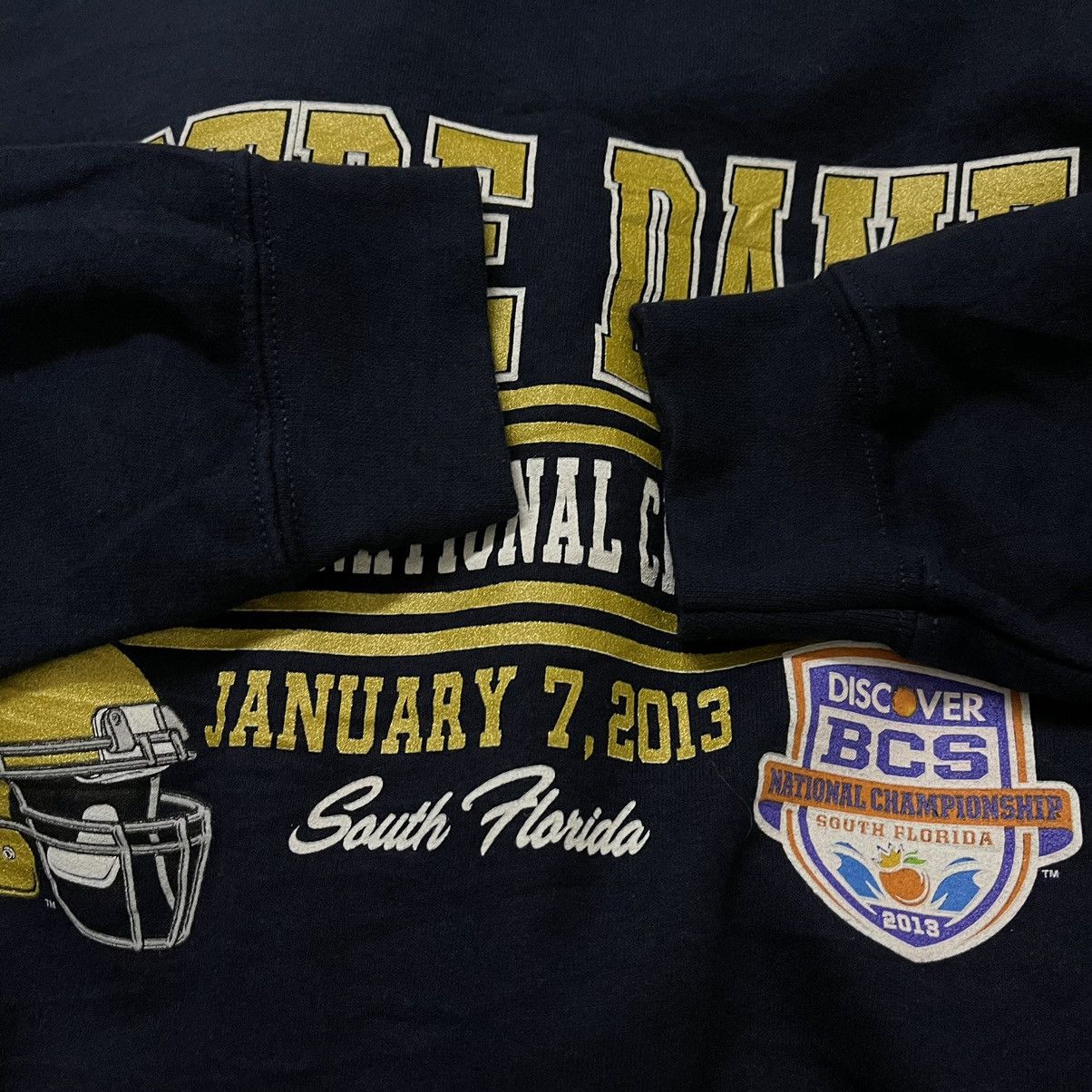 NFL Vintage Notre Dame NFL Sweatshirt Pullover Size US L / EU 52-54 / 3 - 3 Thumbnail