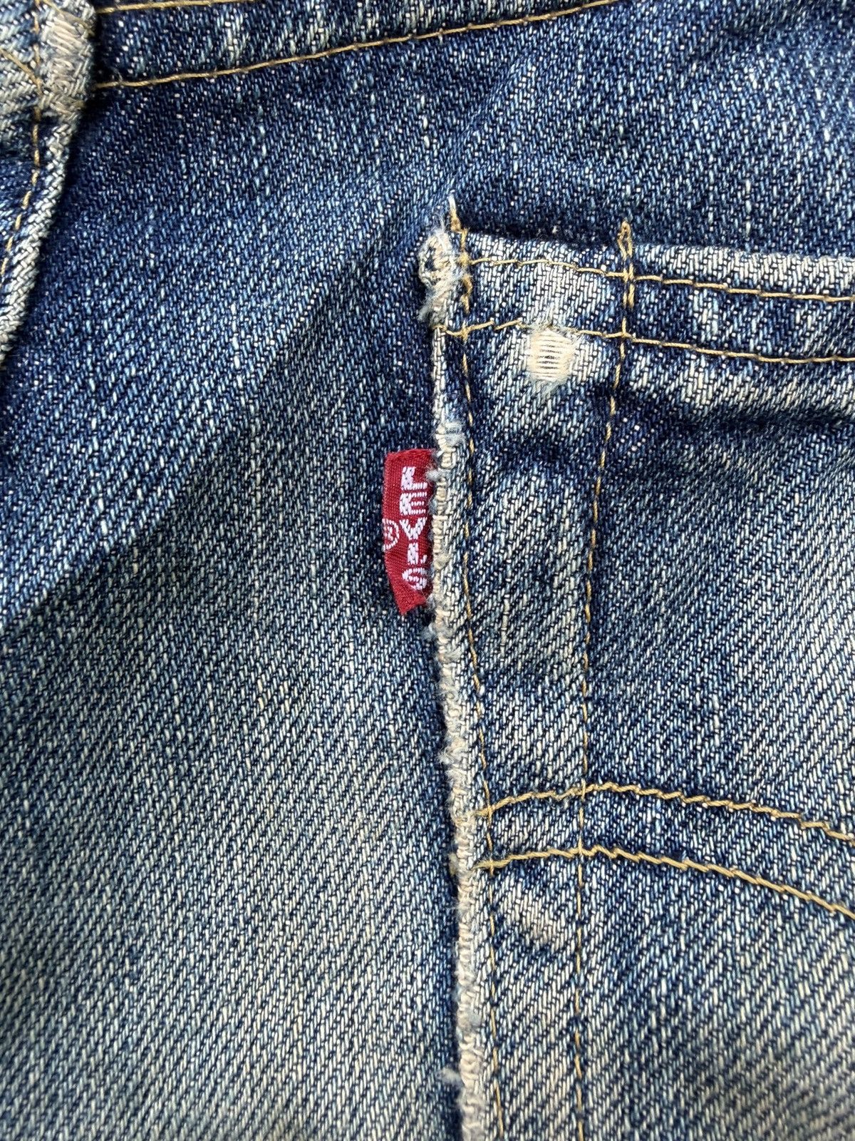 Levi's TRASHER VINTAGE LEVI'S BIG E 503B SELVEDGE DISTRESSED DENIM Size US 32 / EU 48 - 12 Thumbnail