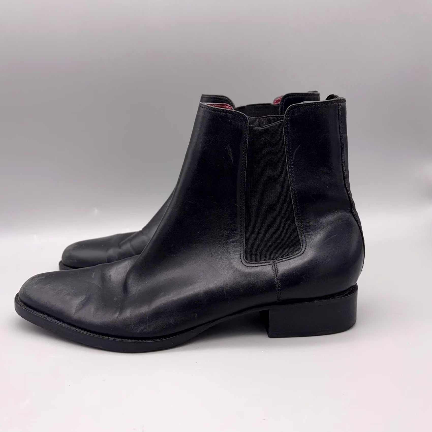 Ralph Lauren Ralph Lauren Womens 8 Black Leather Ankle Boots Chelsea LRL Size US 8 / IT 38 - 4 Thumbnail