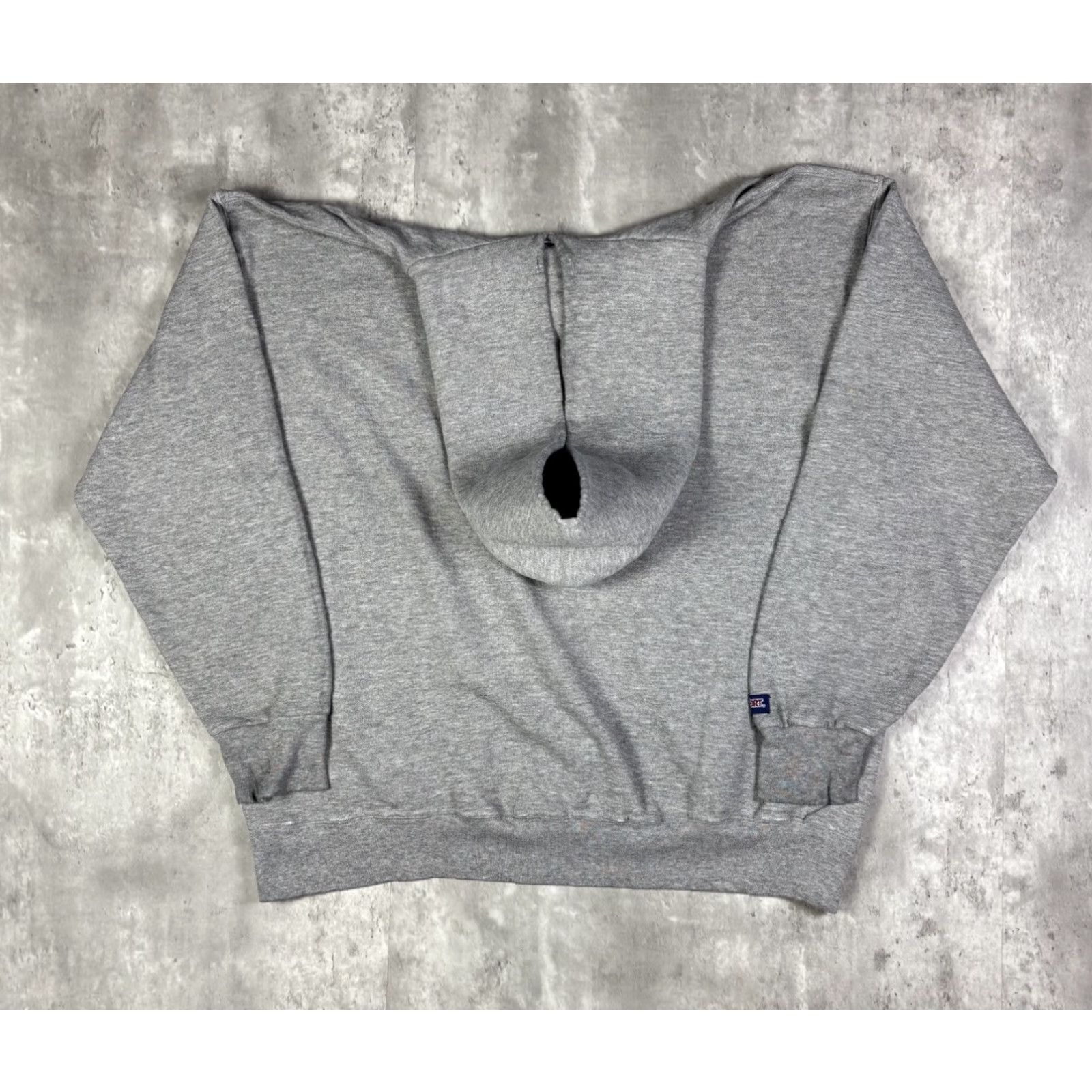 Jansport VINTAGE Jansport Hoodie Men L 90s College Gray Cotton Graphic Print Hooded Distressed Logo Size US L / EU 52-54 / 3 - 2 Thumbnail