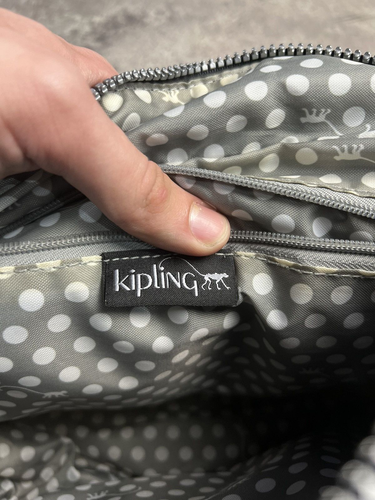Vintage Vintage Kipling Black Bag Y2K Bagpack Size ONE SIZE - 8 Thumbnail