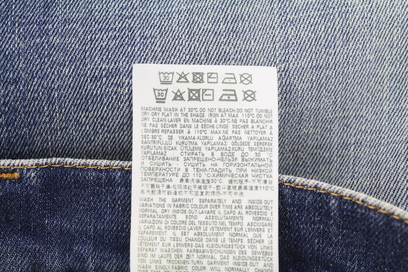Diesel 2019 D-STRUKT 09C87 W31/L34 Blue Distress Slim 85414 Size US 31 - 10 Thumbnail