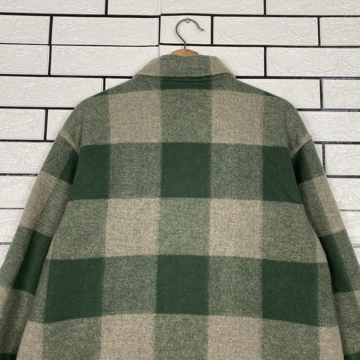 Japanese Brand Vintage Wool Button Jacket Tartan Design Uniqlo Issey Miyake Size US L / EU 52-54 / 3 - 10 Thumbnail