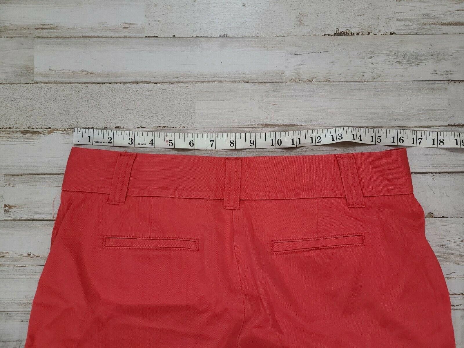 J.Crew J Crew City Fit Chino Shorts 6 Coral Pink NWT Size 28" / US 6 / IT 42 - 4 Thumbnail