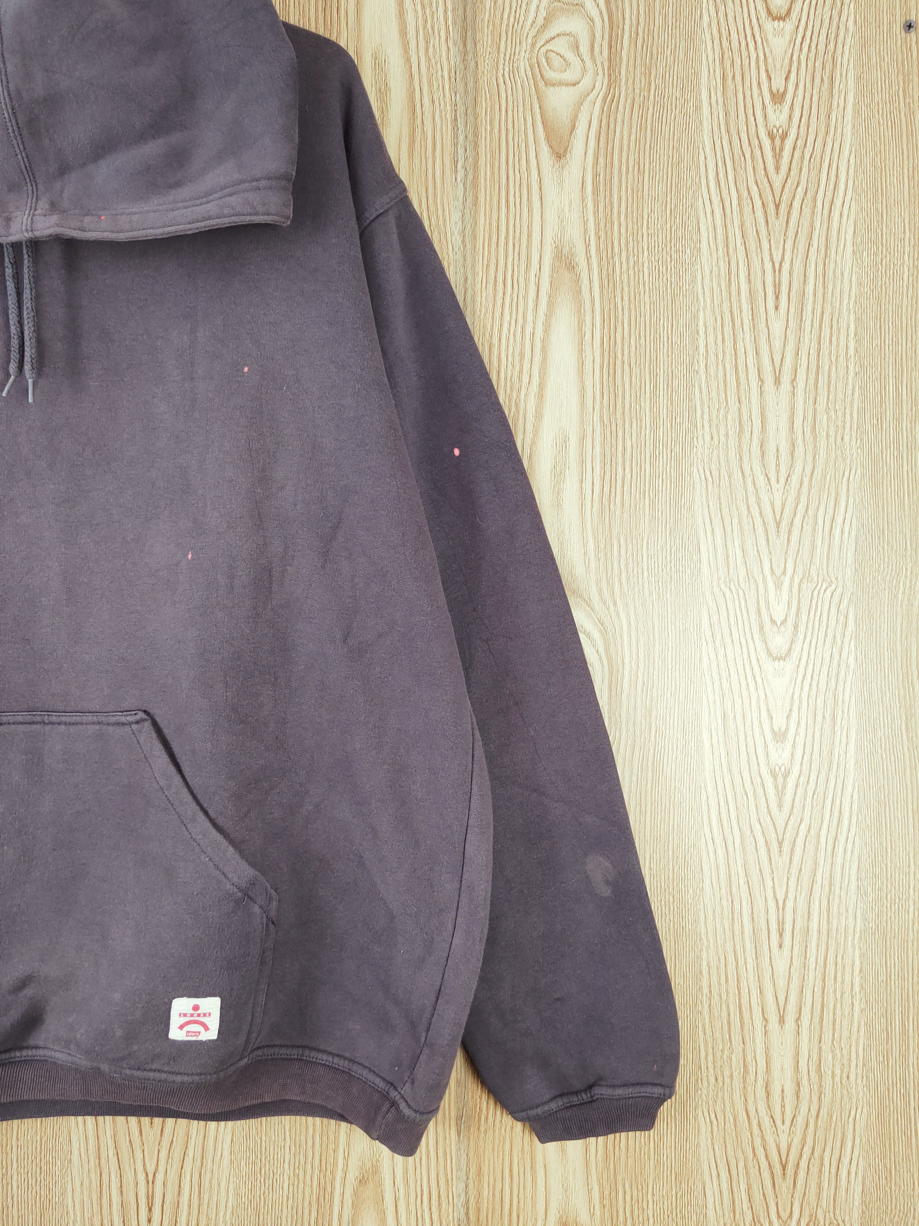 Levi's Levi's Dark Brown faded vintage Hoodie Sweatshirts #W808 Size US L / EU 52-54 / 3 - 5 Thumbnail