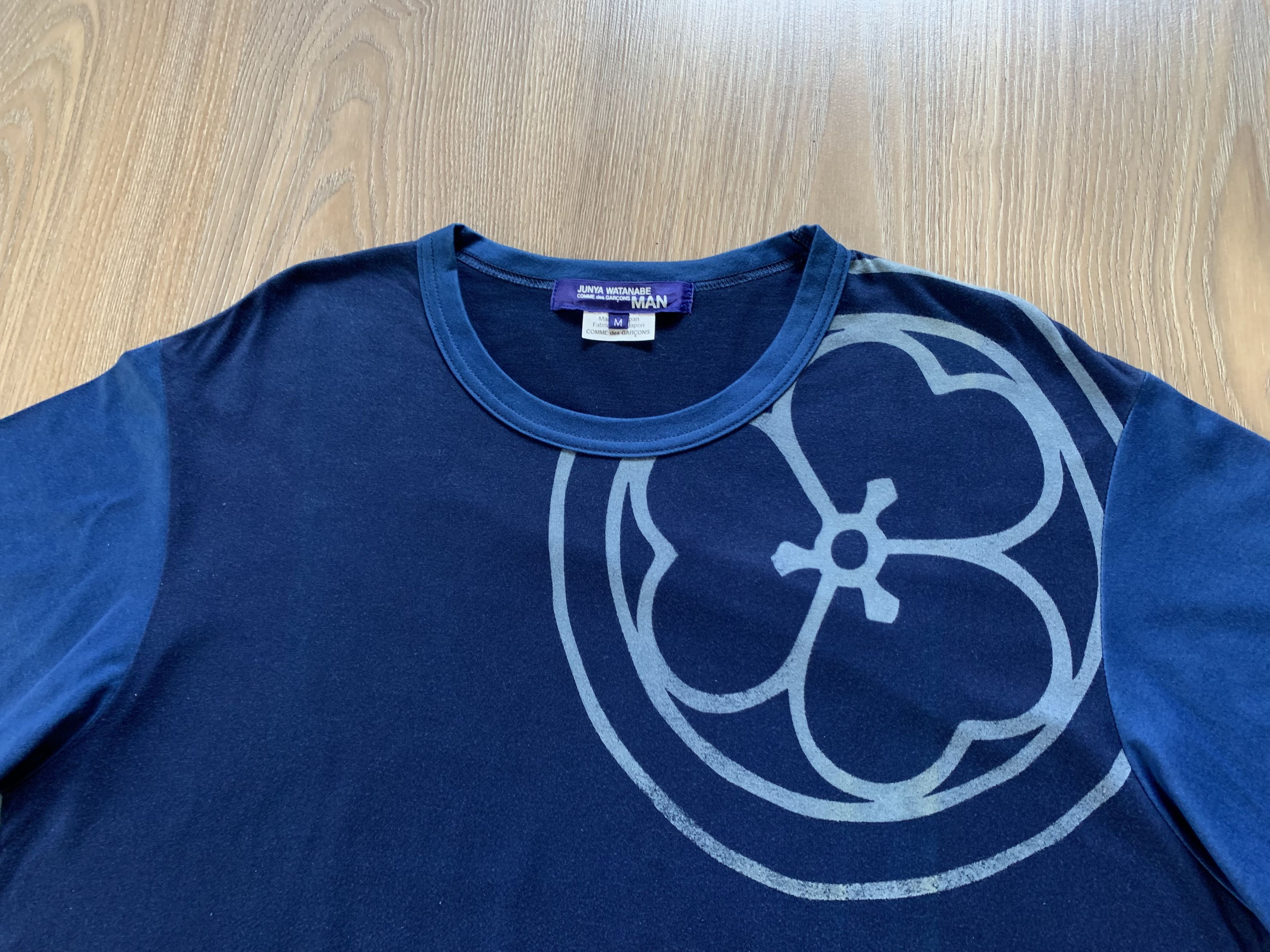 Comme des Garcons × Japanese Brand × Junya Watanabe Vintage Junya Watanabe Comme des Garçons T Shirt Size US M / EU 48-50 / 2 - 4 Thumbnail