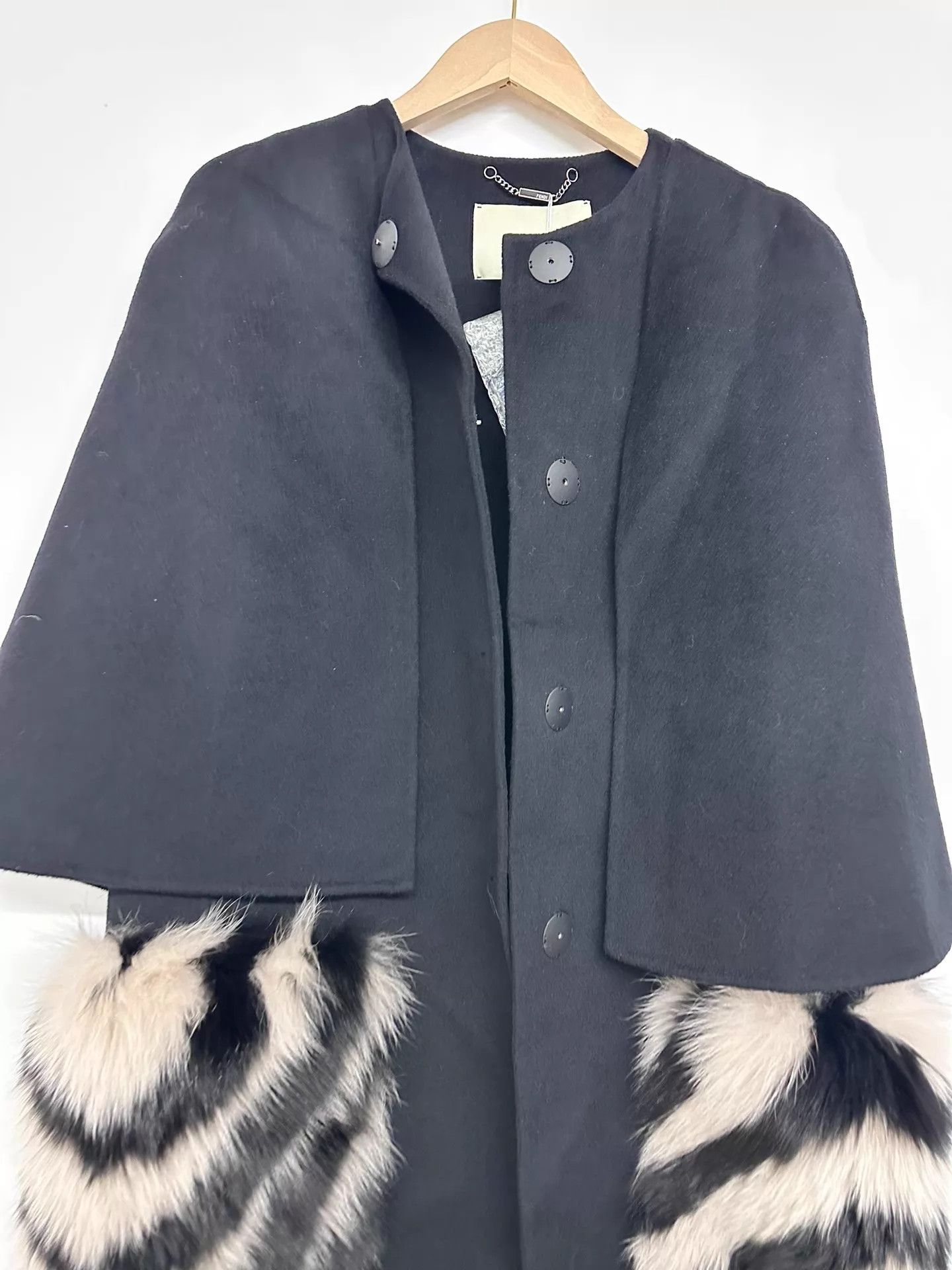 Fendi Fendi 40 Cloak Coat Size S / US 4 / IT 40 - 6 Thumbnail