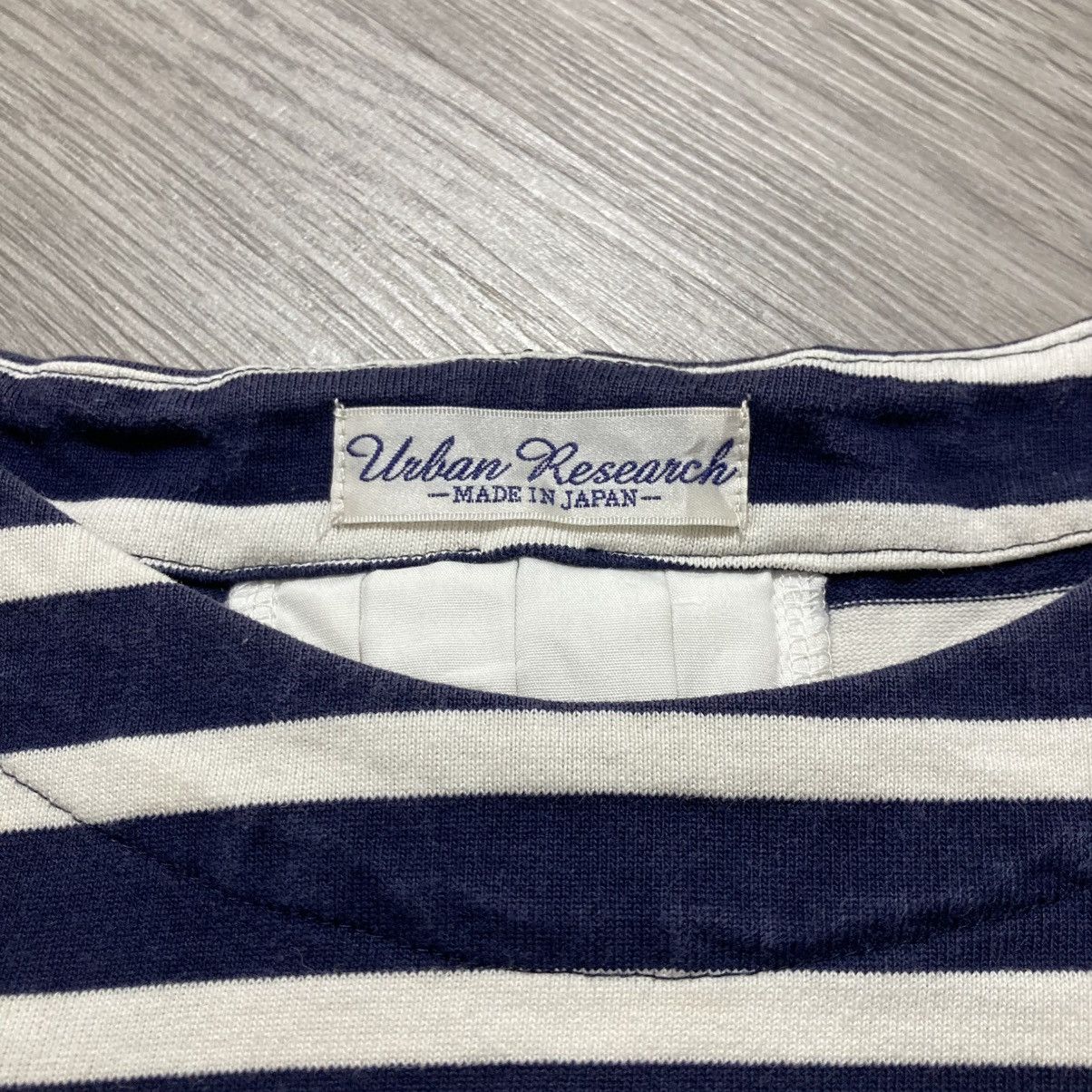 Japanese Brand 🇯🇵 2000s Urban Research Japan Longslevee Striped Designer Size M / US 6-8 / IT 42-44 - 14 Thumbnail
