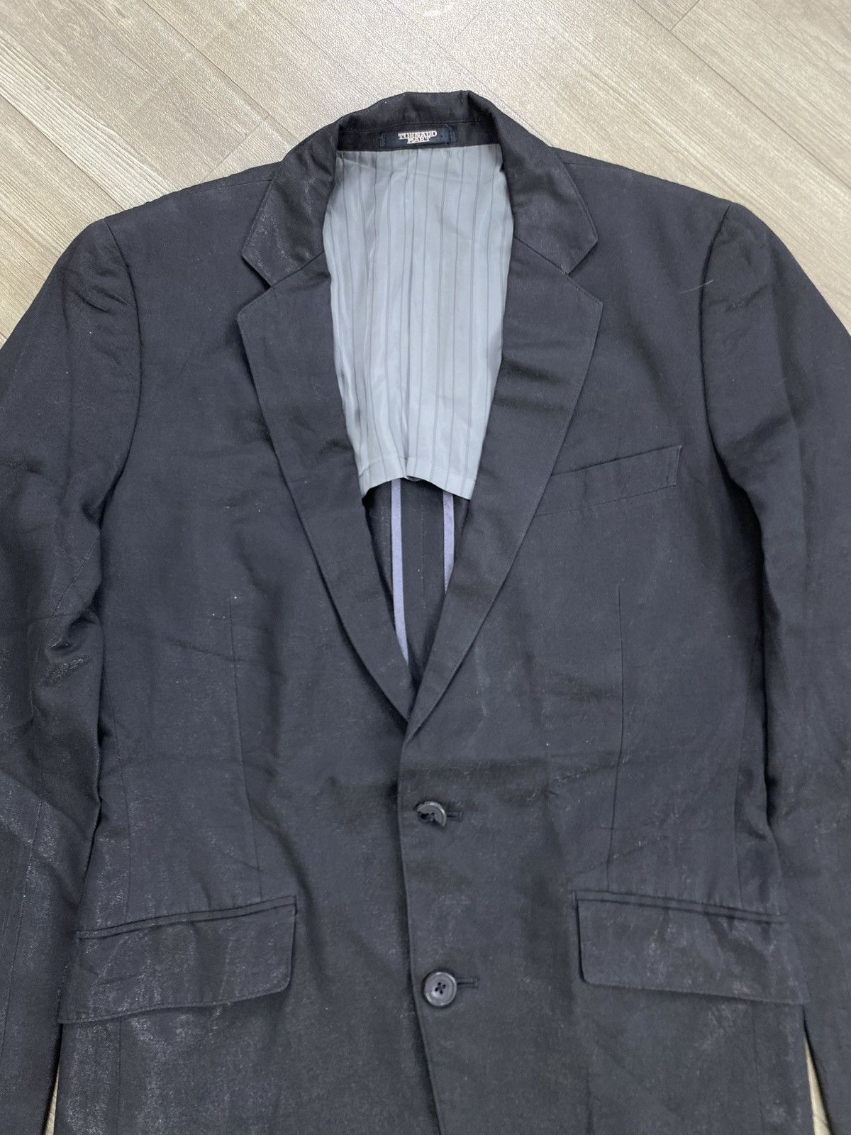 Tornado Mart Vintage Tornado Mart Black Blazers Coat Jacket - Medium Size 38R - 2 Thumbnail