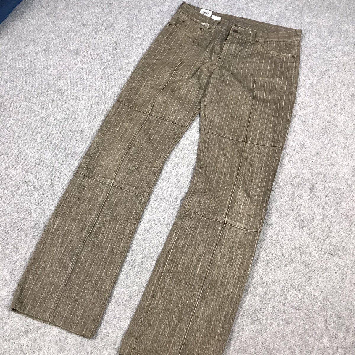 Japanese Brand × Takeo Kikuchi × Tornado Mart TAKEO KIKUCHI PATCHWORK BROWN PANTS JAPAN Size US 30 / EU 46 - 4 Thumbnail